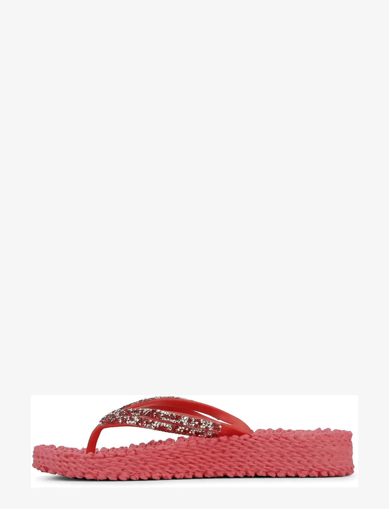 Ilse Jacobsen - Flip Flops On Platform Sole - plätud - raspberry - 3
