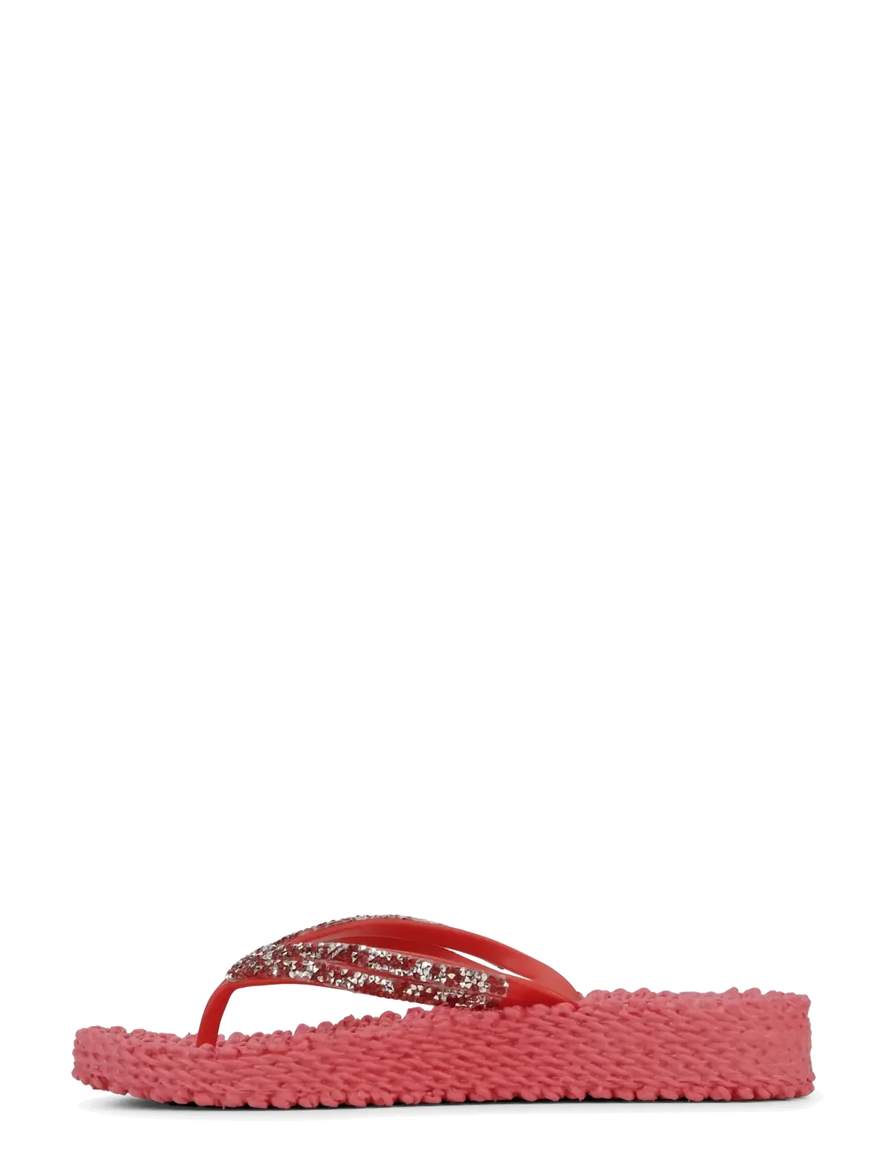 Ilse Jacobsen - Flip Flops On Platform Sole - flip flops - raspberry - 3