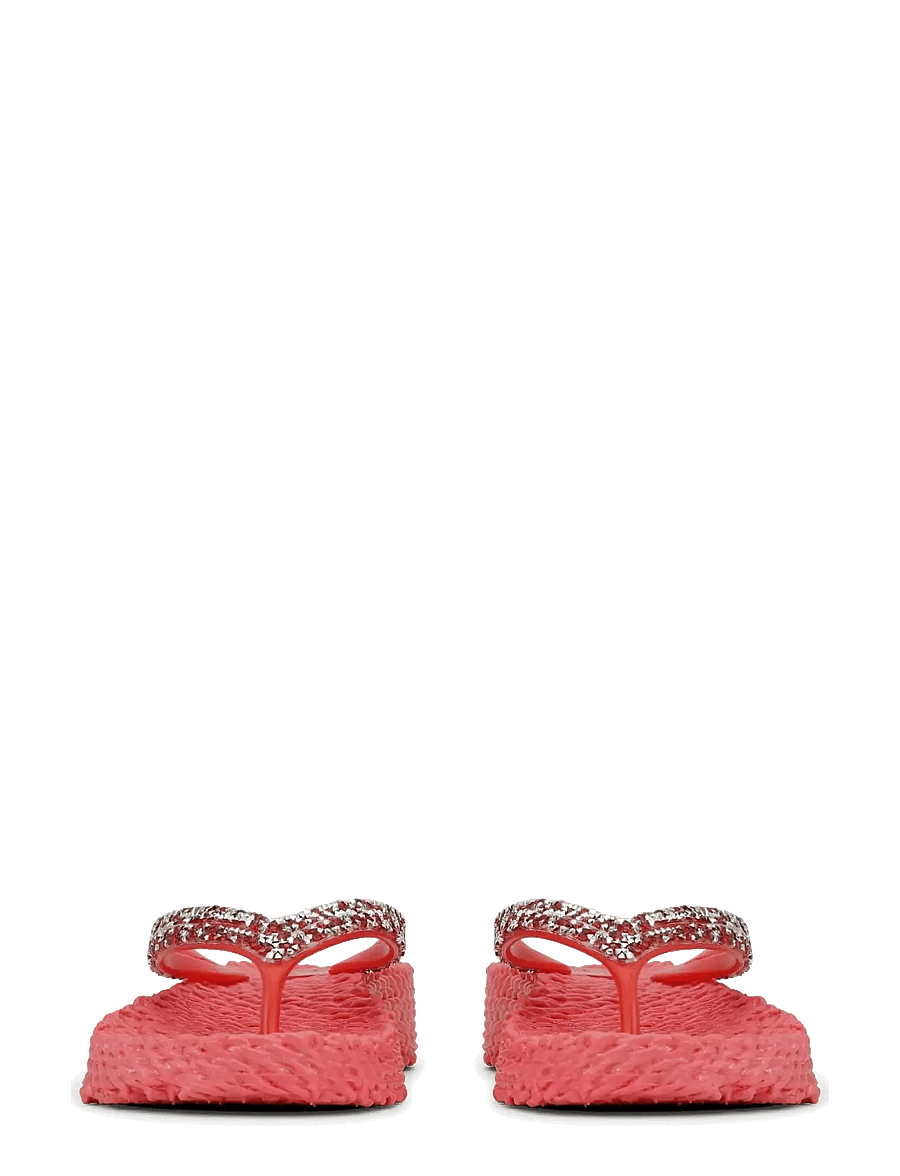 Ilse Jacobsen - Flip Flops On Platform Sole - flip flops - raspberry - 5