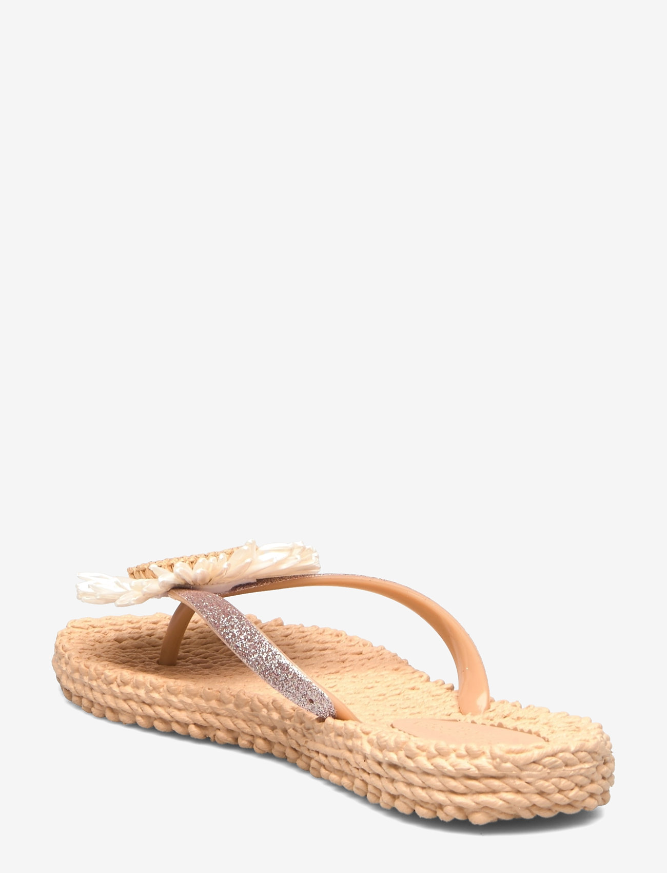 Ilse Jacobsen - Flip Flops with Flower - klipklapper - beige - 3