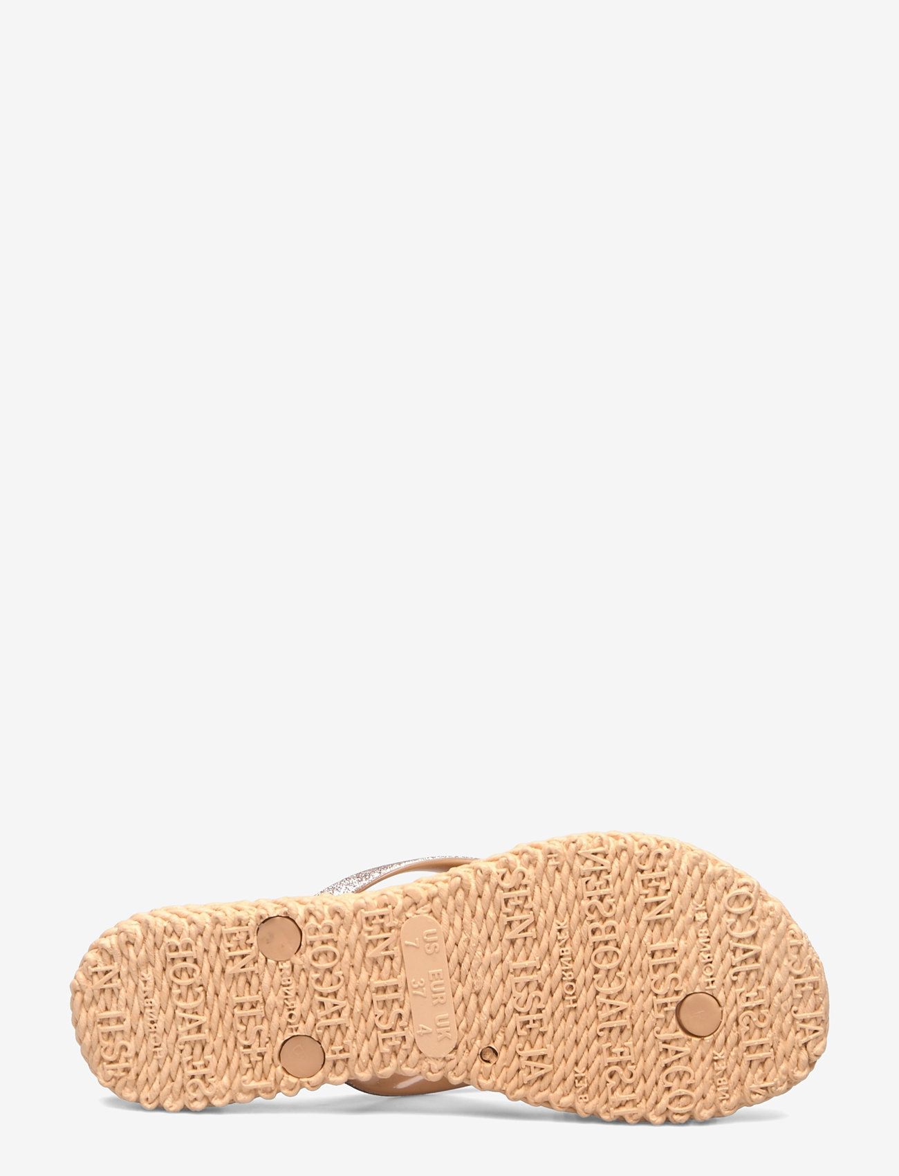 Ilse Jacobsen - Flip Flops with Flower - klipklapper - beige - 5