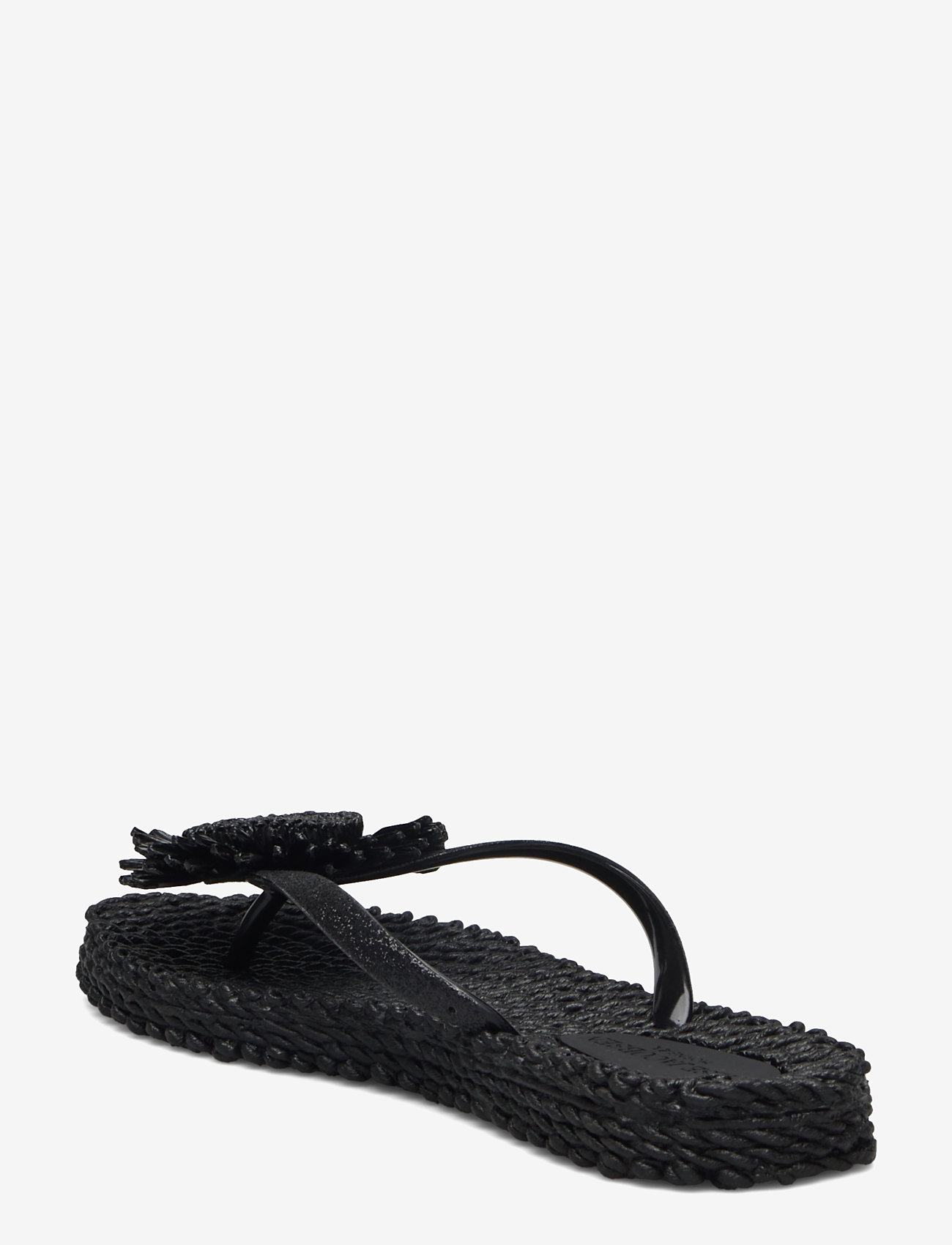Ilse Jacobsen - Flip Flops with Flower - plätud - black - 3