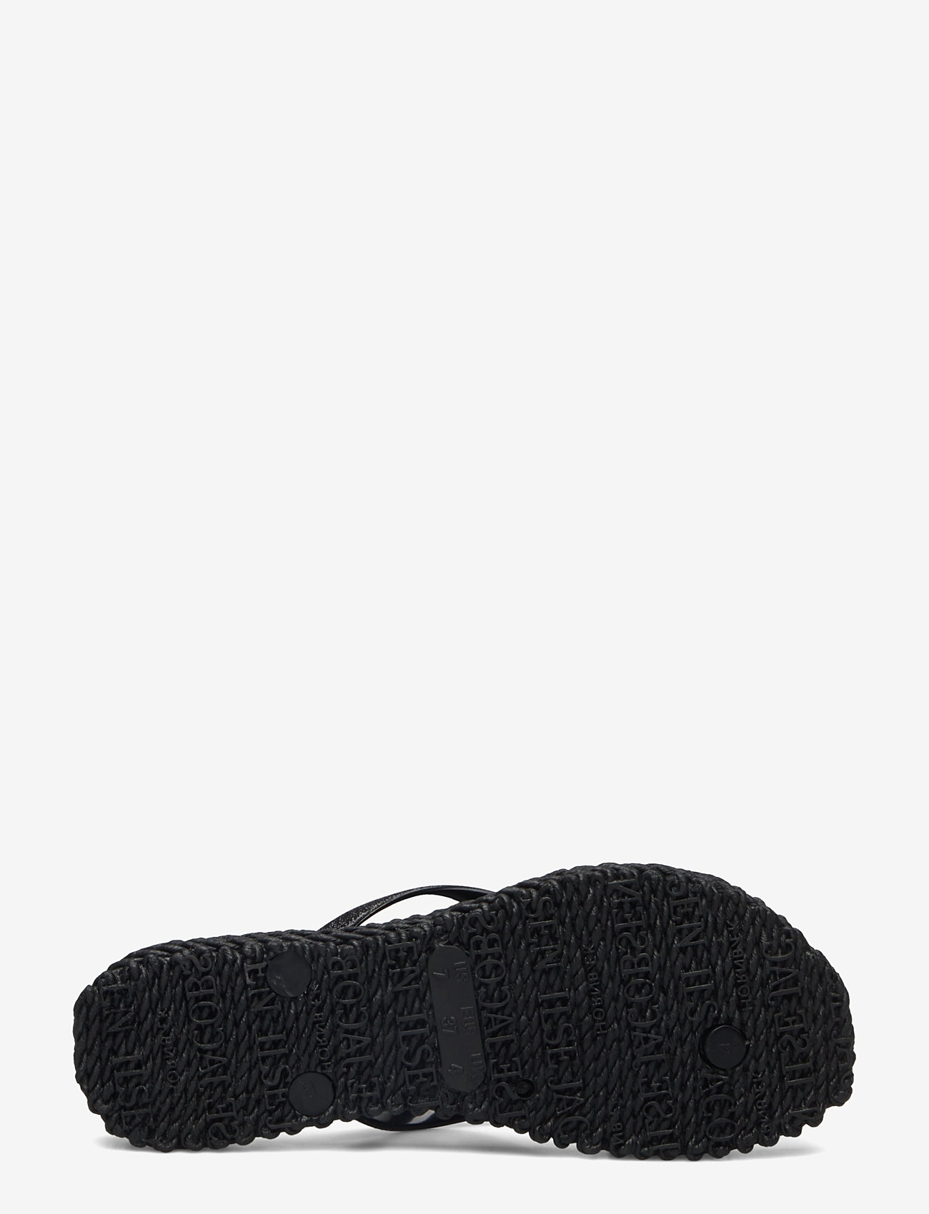 Ilse Jacobsen - Flip Flops with Flower - plätud - black - 5