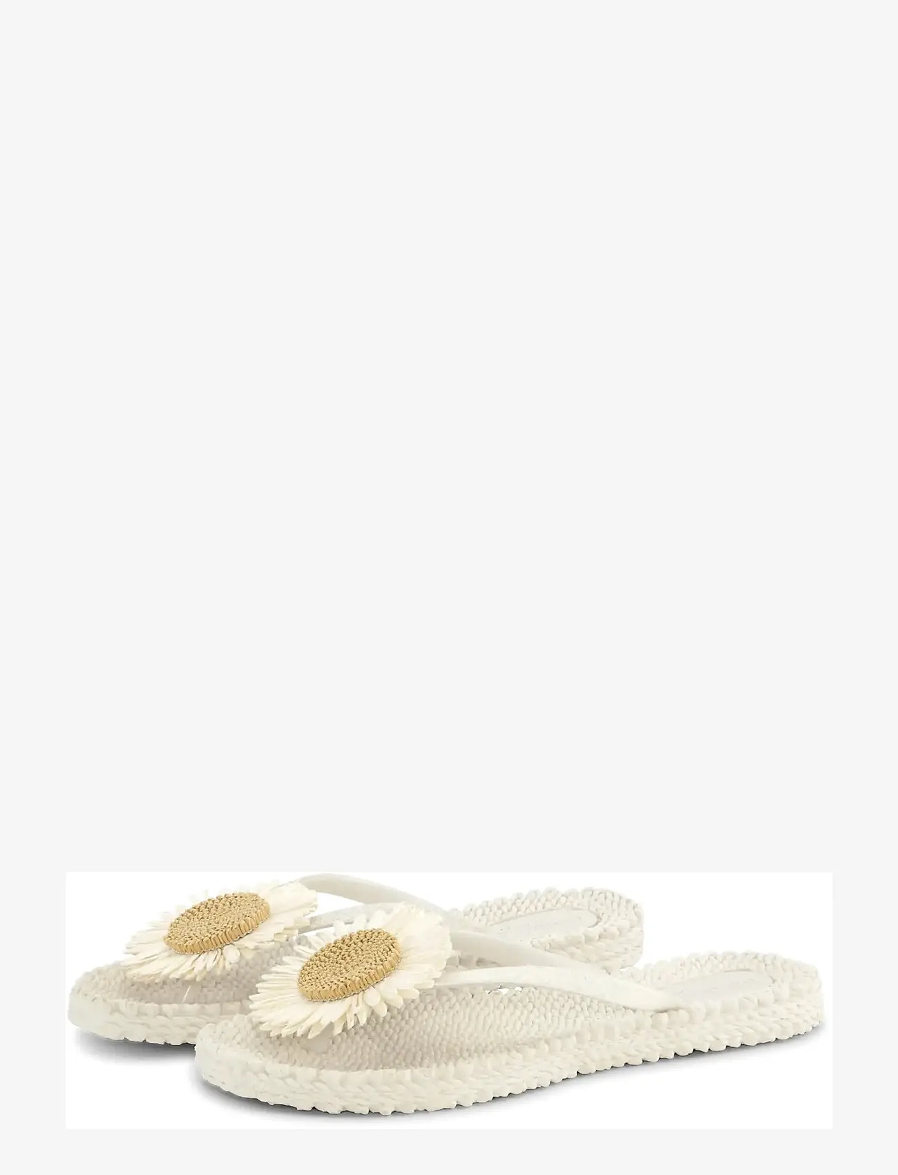 Ilse Jacobsen - Flip Flops with Flower - klipklapper - creme - 1