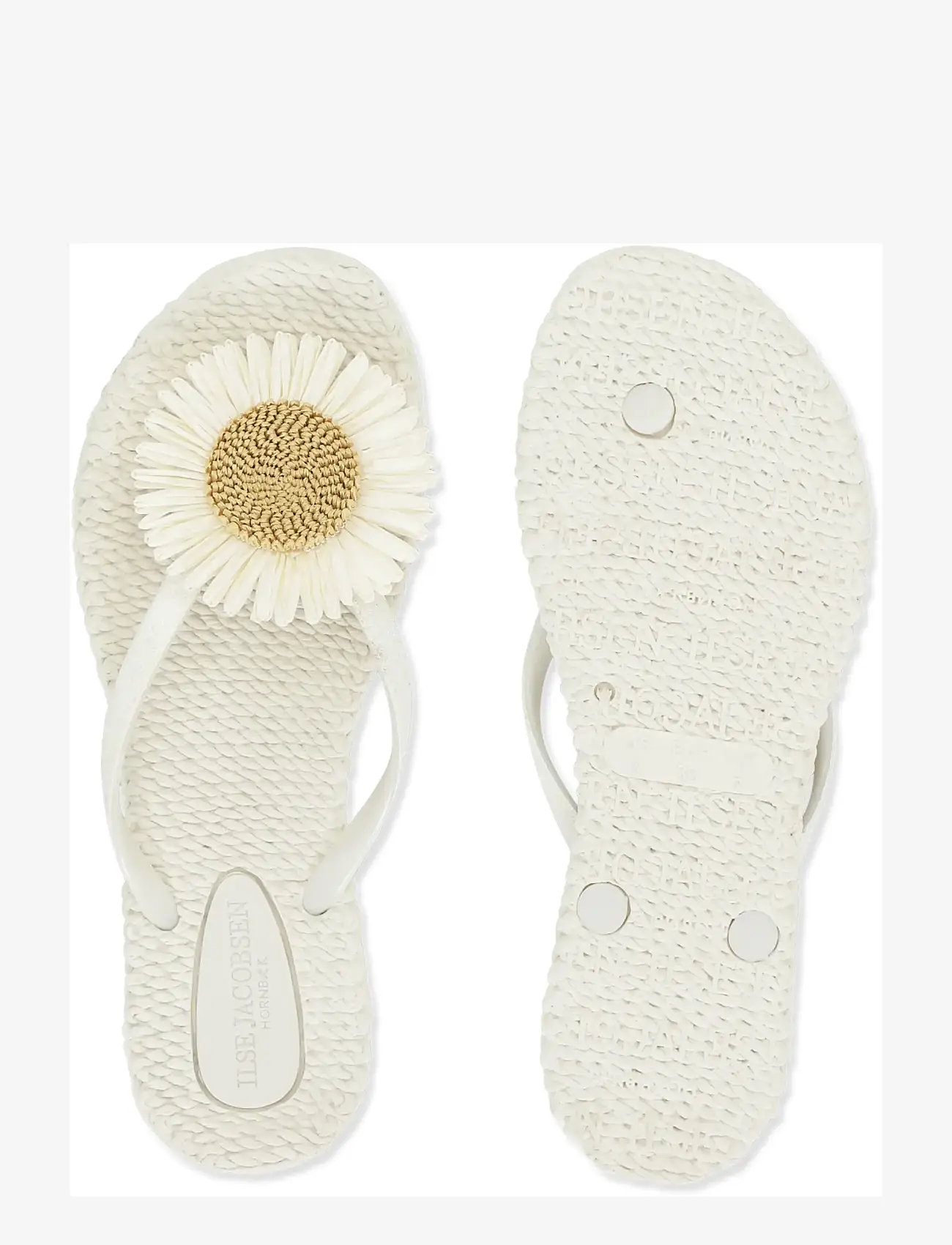 Ilse Jacobsen - Flip Flops with Flower - klipklapper - creme - 4