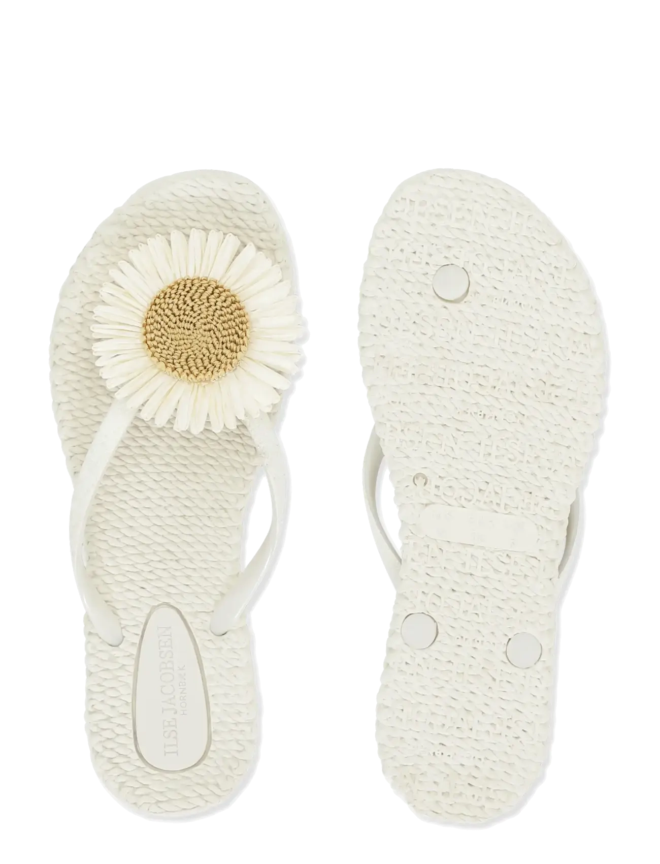 Ilse Jacobsen - Flip Flops with Flower - klipklapper - creme - 4