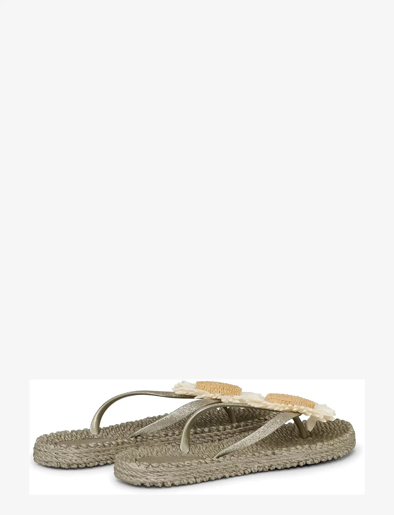 Ilse Jacobsen - Flip Flops with Flower - klipklapper - platin - 2