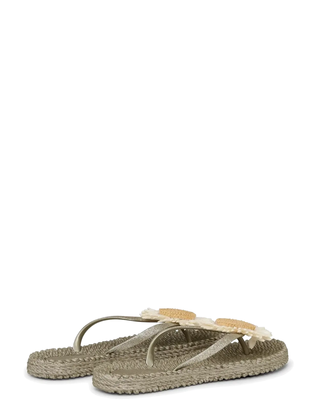Ilse Jacobsen - Flip Flops with Flower - klipklapper - platin - 2