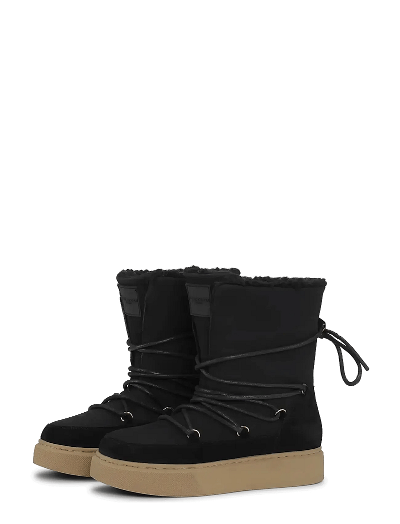 Ilse Jacobsen - COLDY02 - madalad poolsaapad - black natural - 1