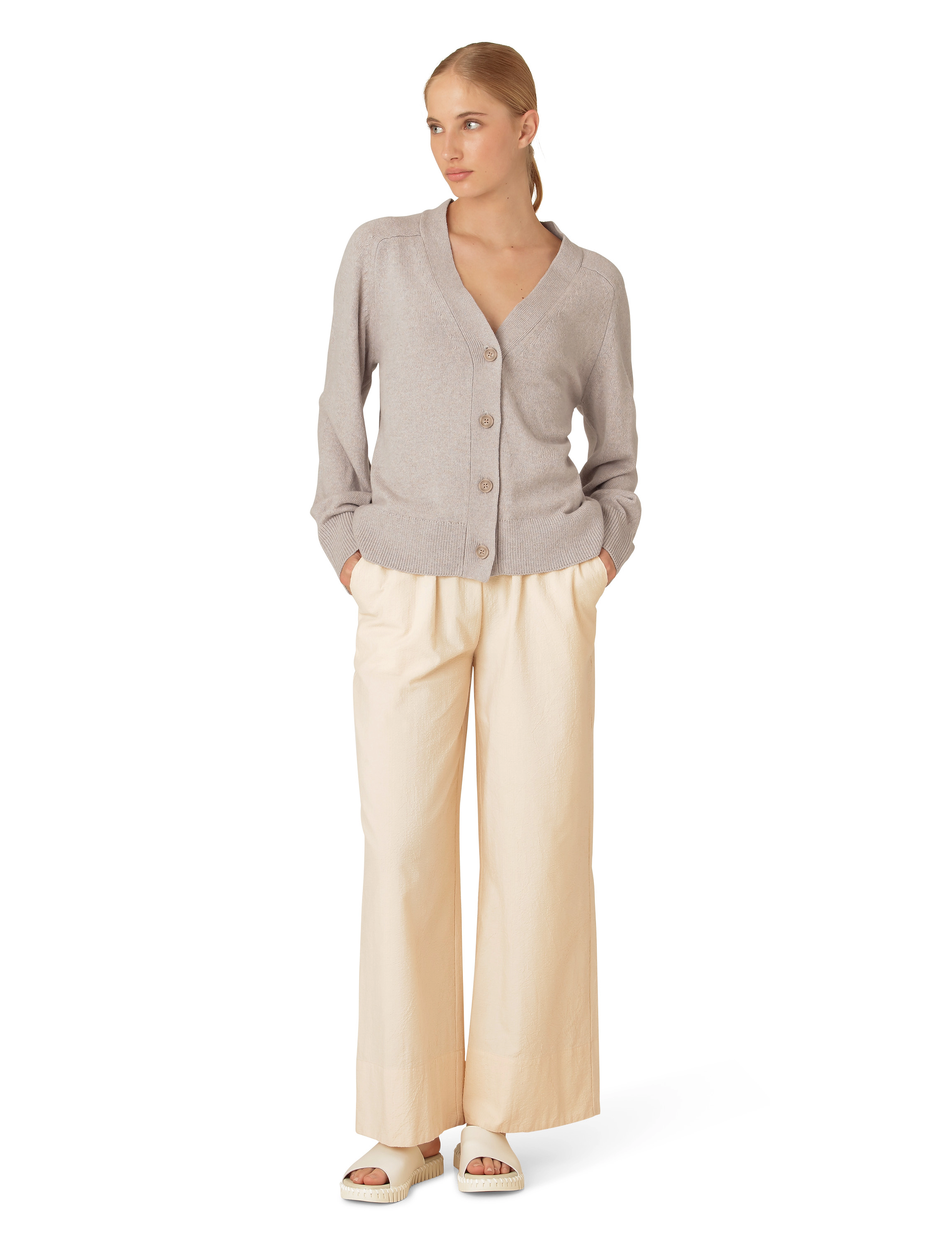 Ilse Jacobsen - Cardigan - 549 concrete - 3