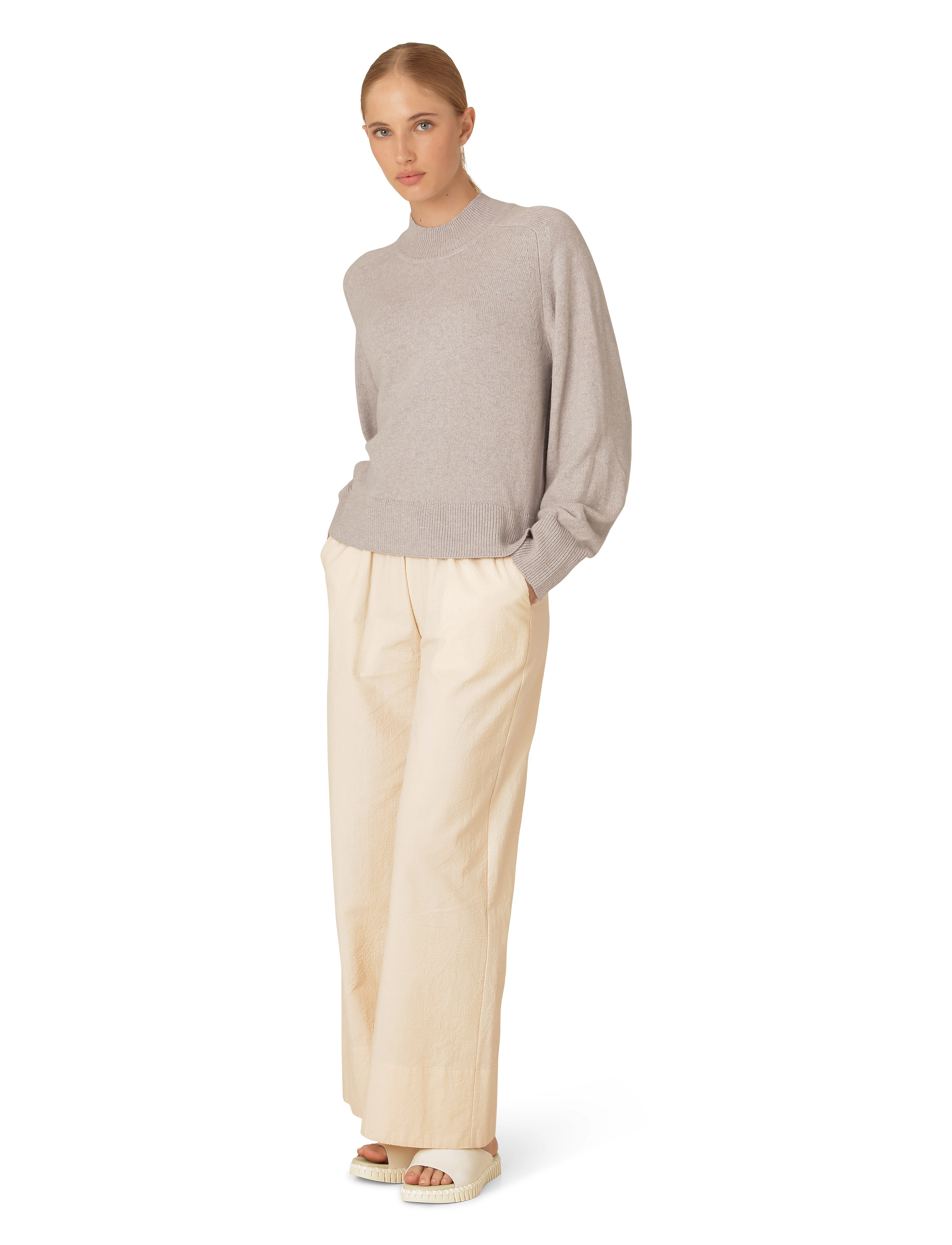Ilse Jacobsen - Knit Blouse - 549 concrete - 4