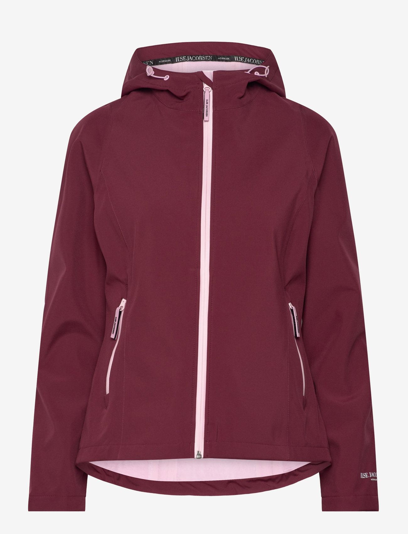Ilse Jacobsen - Rain Jackets - forårsjakker - maroon banner - 0