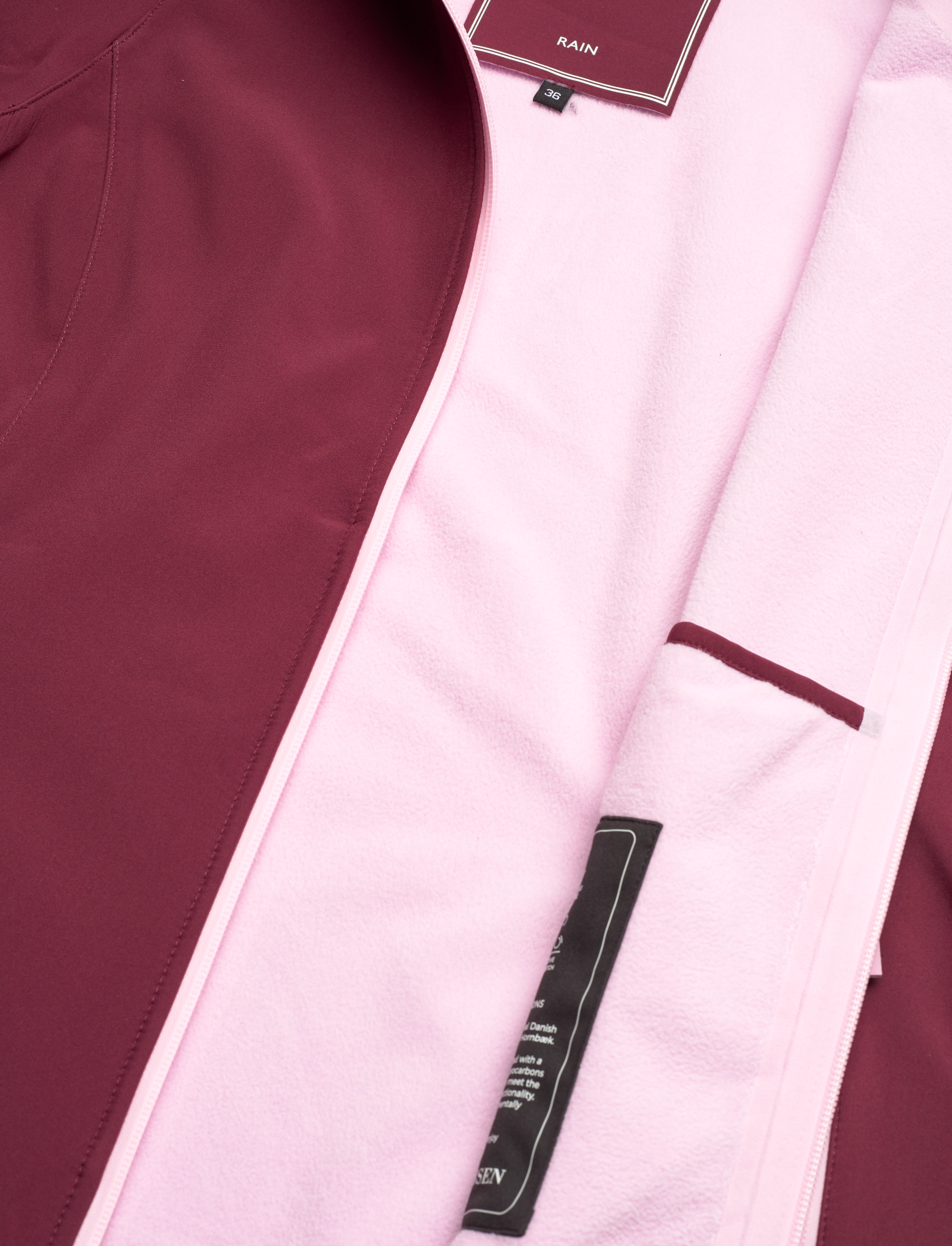 Ilse Jacobsen - Rain Jackets - frühlingsjacken - maroon banner - 4