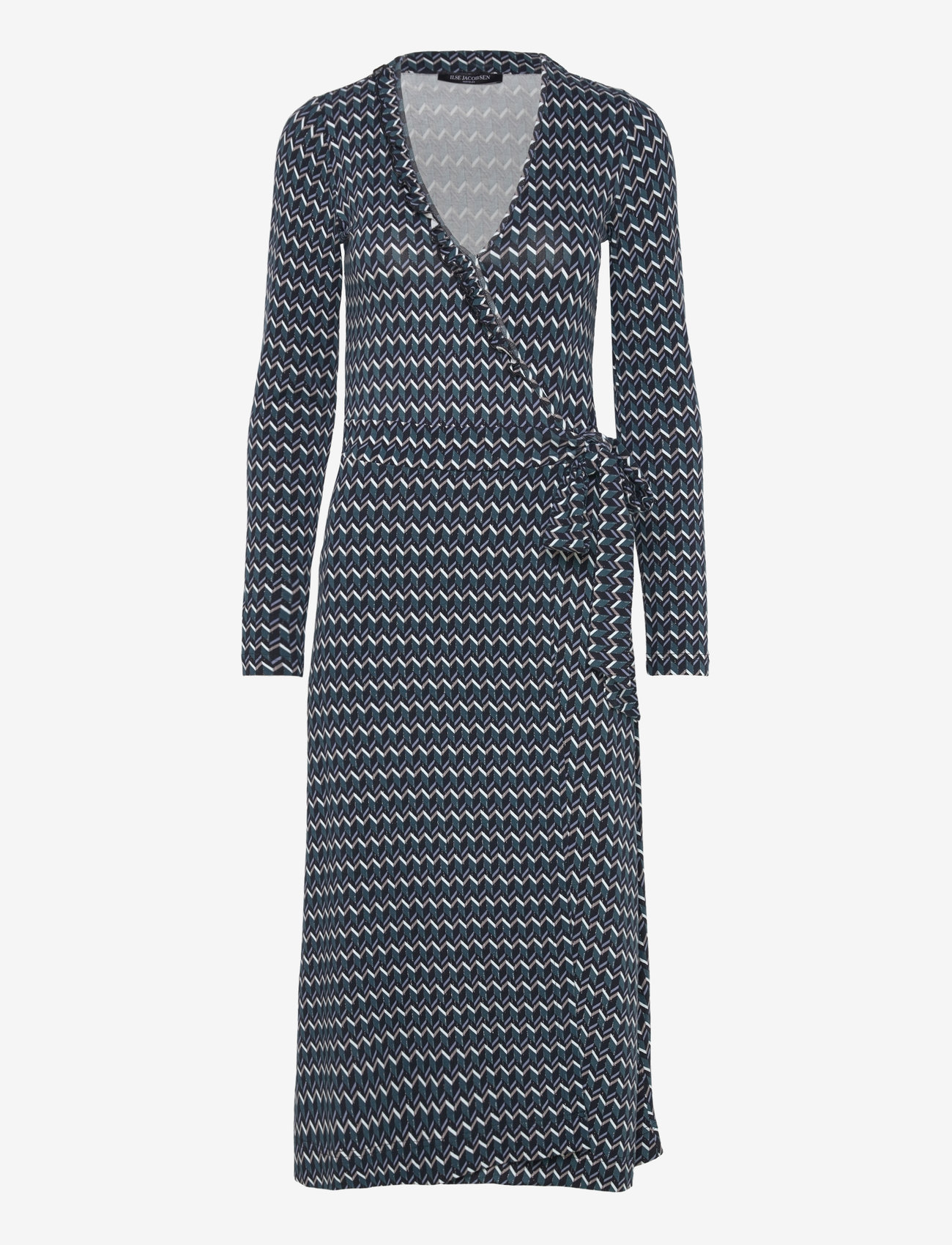 Ilse Jacobsen - Elisa Harlekin Wrap Dress - wickelkleider - 660 dark indigo - 1