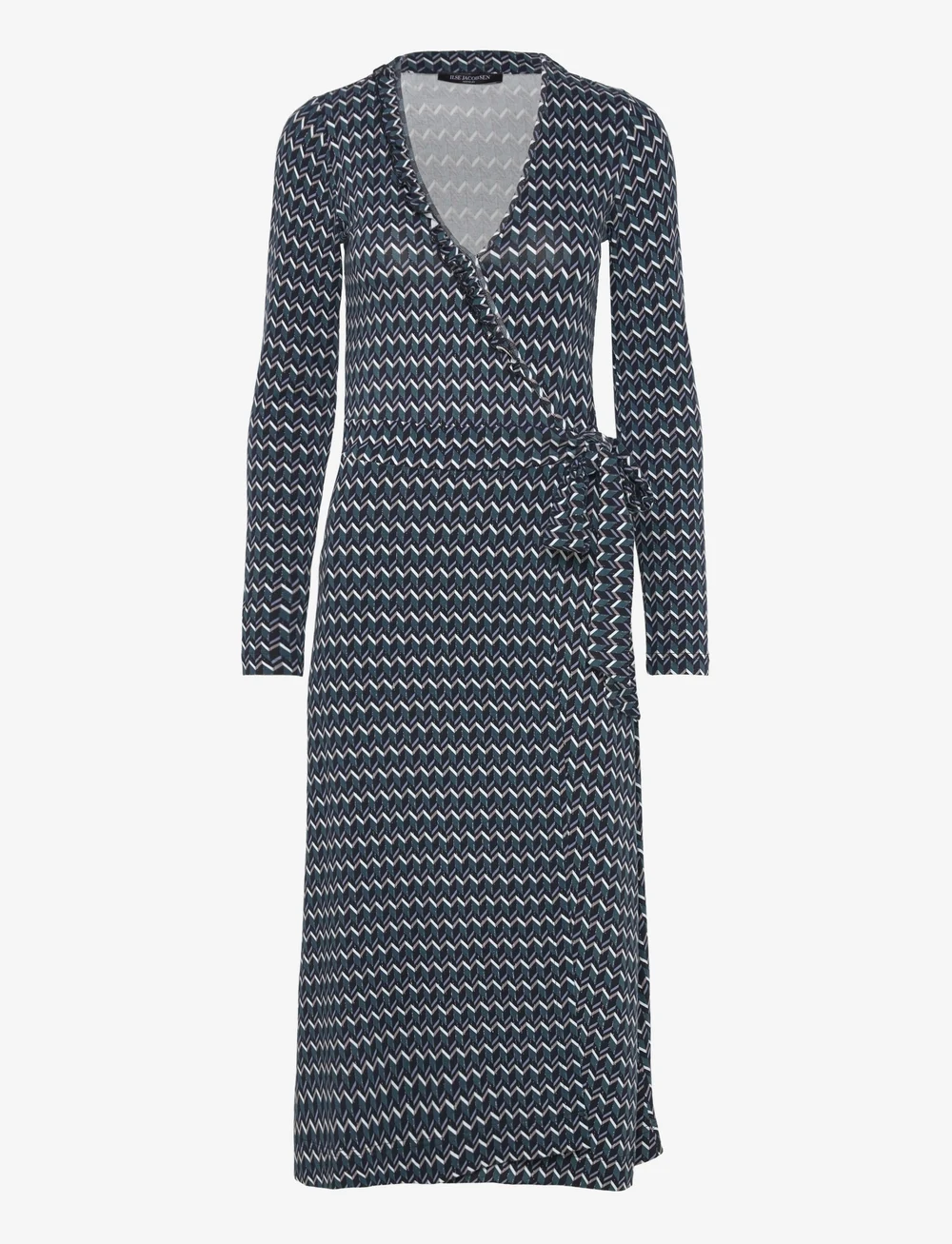 Ilse Jacobsen - Elisa Harlekin Wrap Dress - hõlmikkleidid - 660 dark indigo - 1