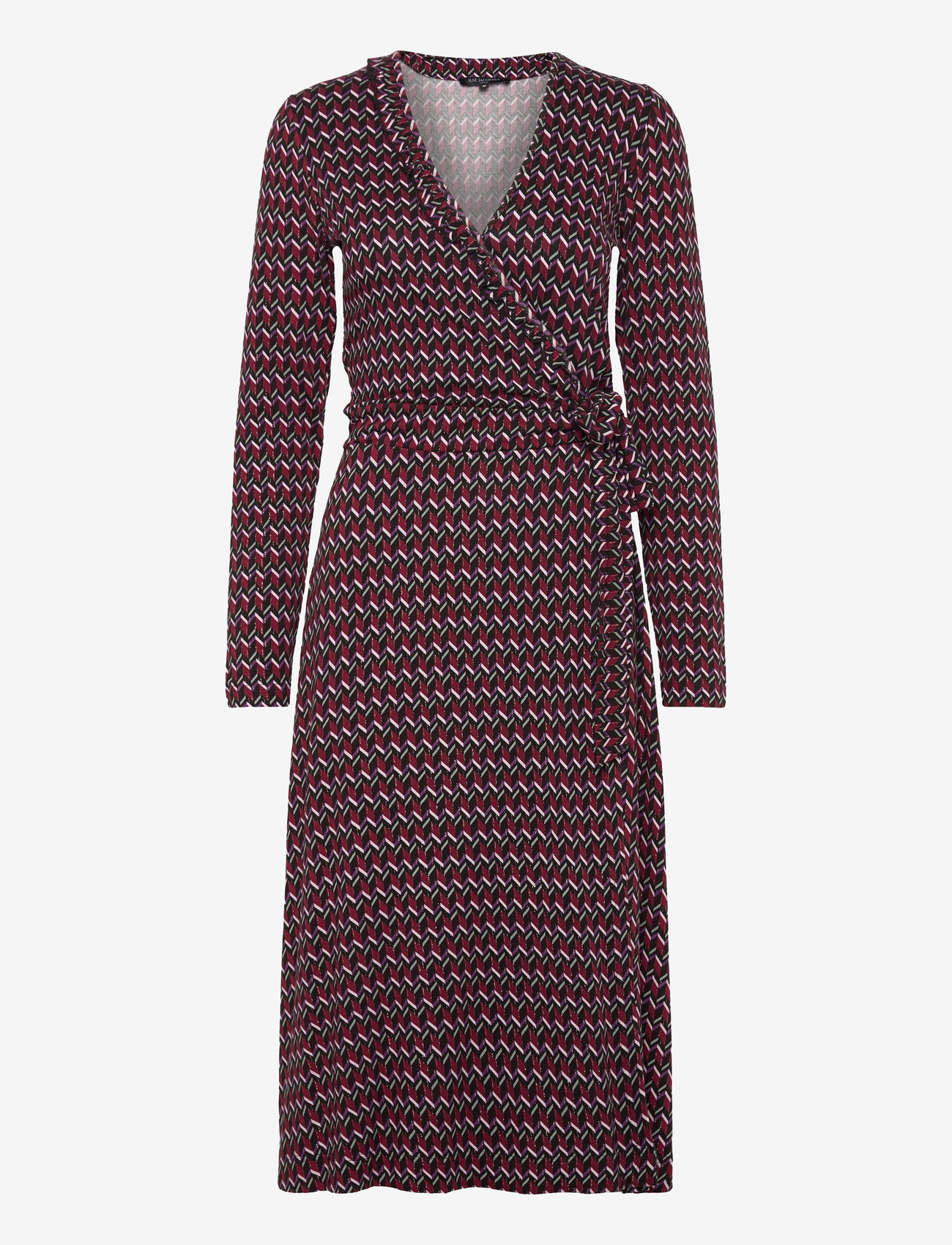 Ilse Jacobsen - Elisa Harlekin Wrap Dress - slå-om-kjoler - 908 rosy pink - 1