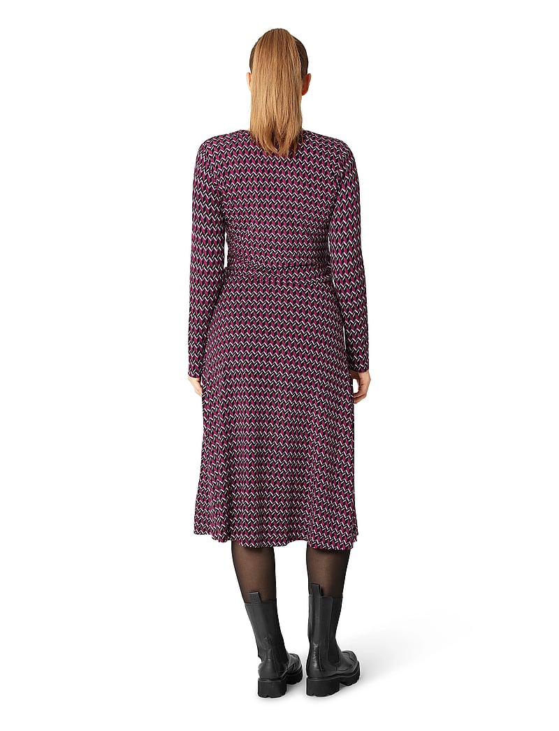 Ilse Jacobsen - Elisa Harlekin Wrap Dress - wickelkleider - 908 rosy pink - 3