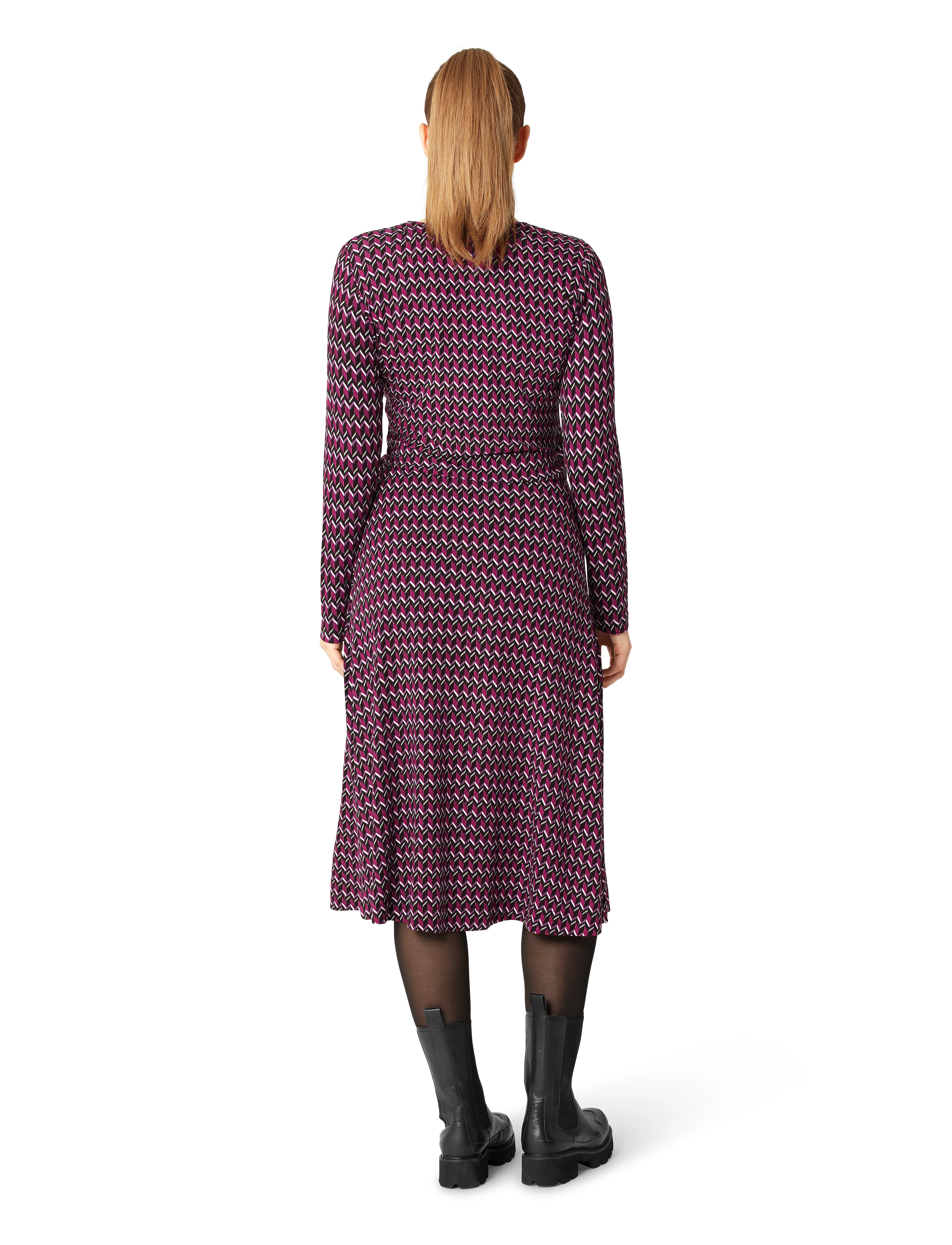 Ilse Jacobsen - Elisa Harlekin Wrap Dress - midi kjoler - 908 rosy pink - 4