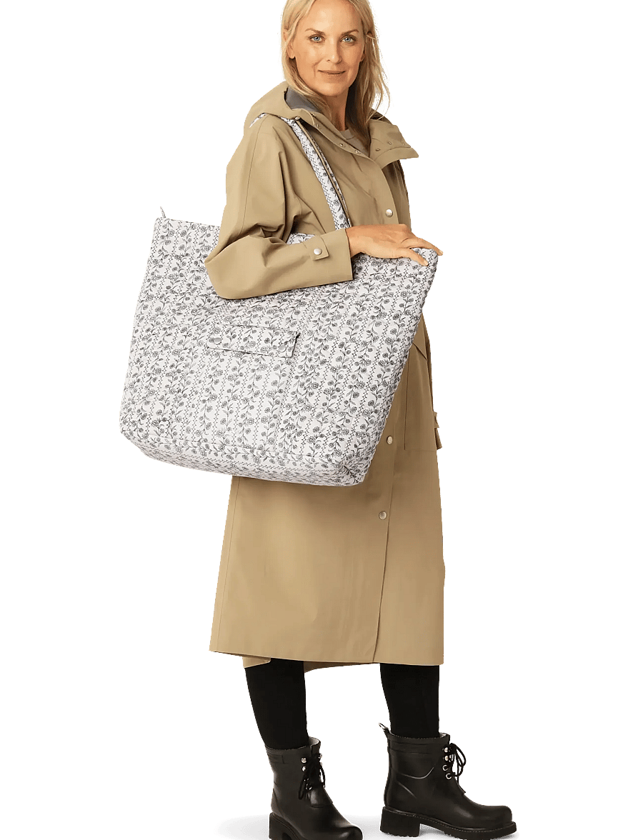 Ilse Jacobsen - HONEYBAG01P - shoppers - white wildflower - 0