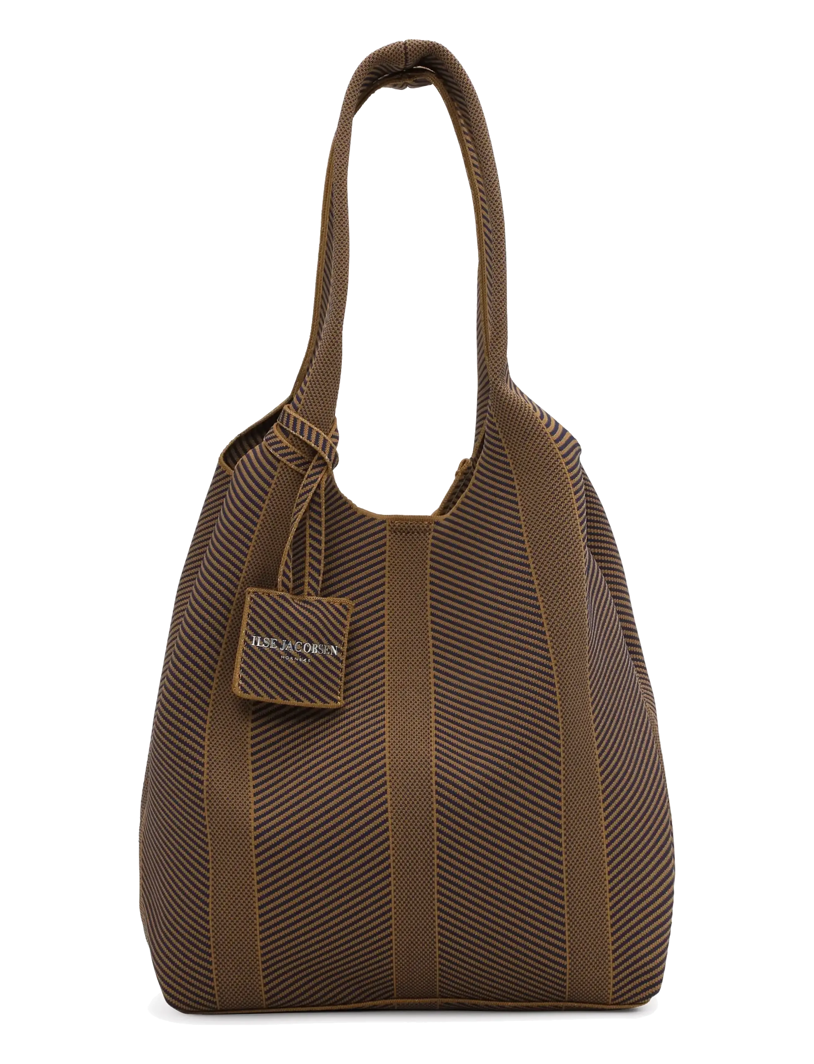 Ilse Jacobsen KNITTY01 - Schultertaschen - DARK INDIGO BUCKTHORN BROWN / brown