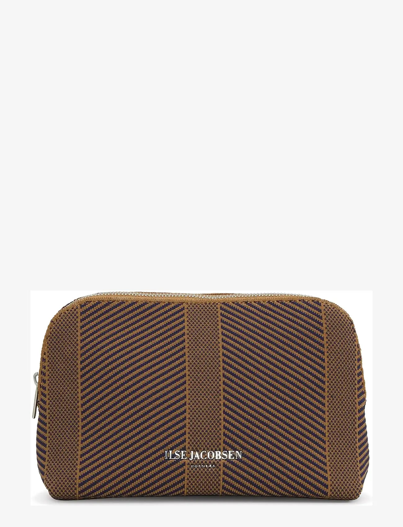 Ilse Jacobsen - KNITTY02 - kosmeetikakotid - dark indigo buckthorn brown - 1