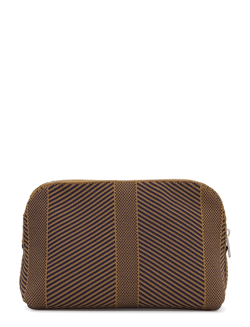 Ilse Jacobsen - KNITTY02 - kosmetiktaschen - dark indigo buckthorn brown - 2