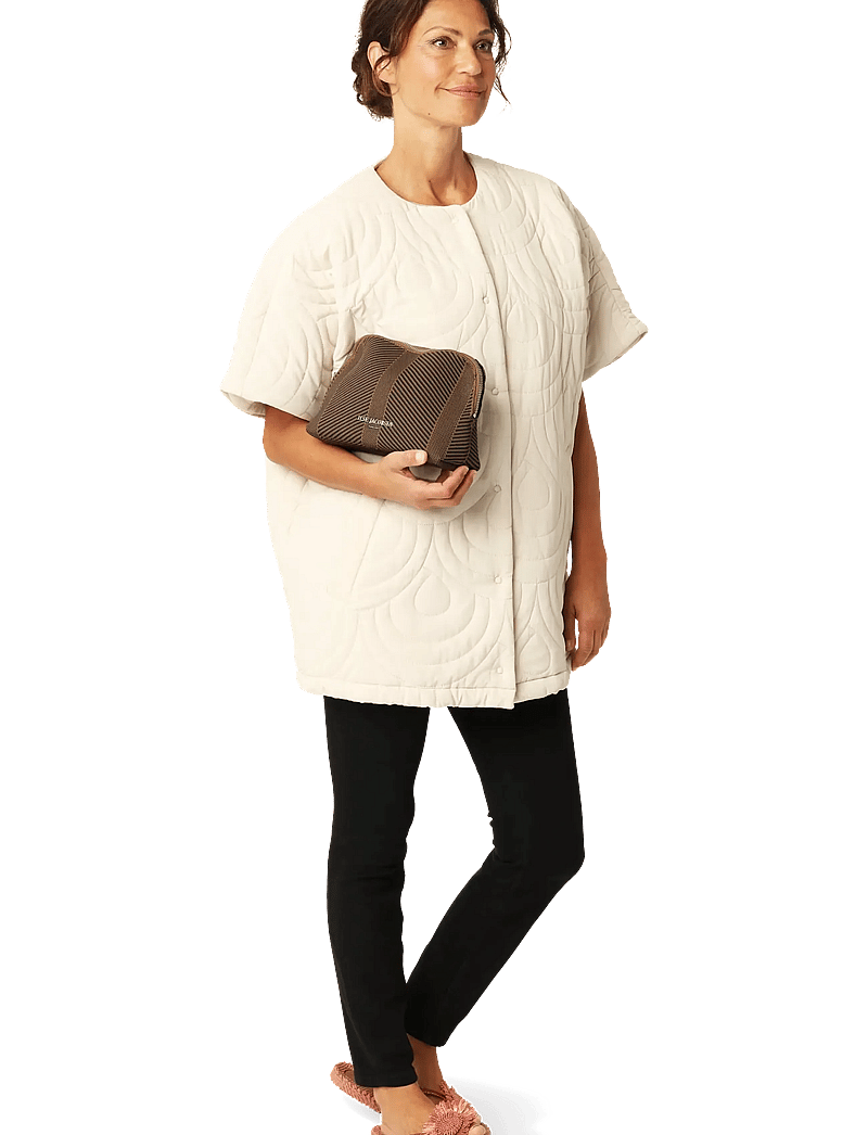 Ilse Jacobsen - KNITTY02 - kosmetiktaschen - dark indigo buckthorn brown - 0