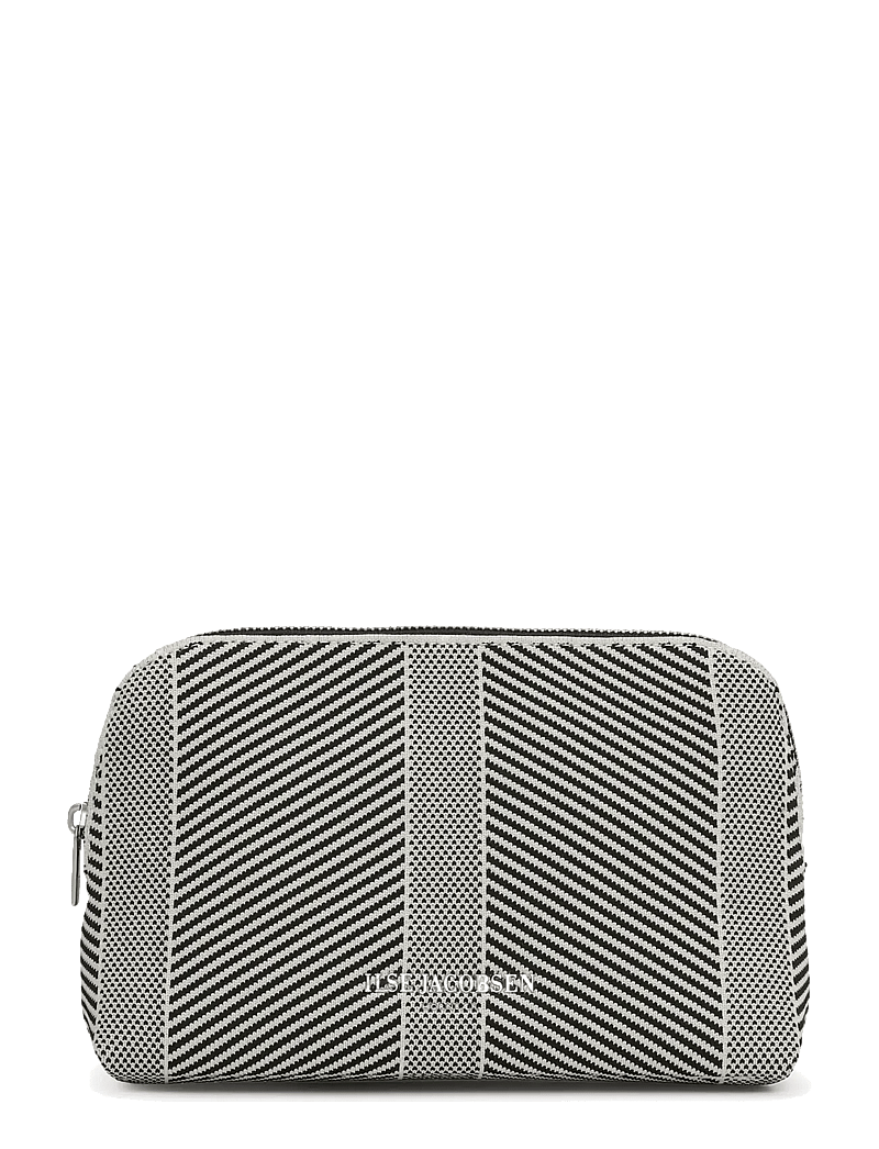 Ilse Jacobsen - KNITTY02 - kosmetiktaschen - milk creme black - 1
