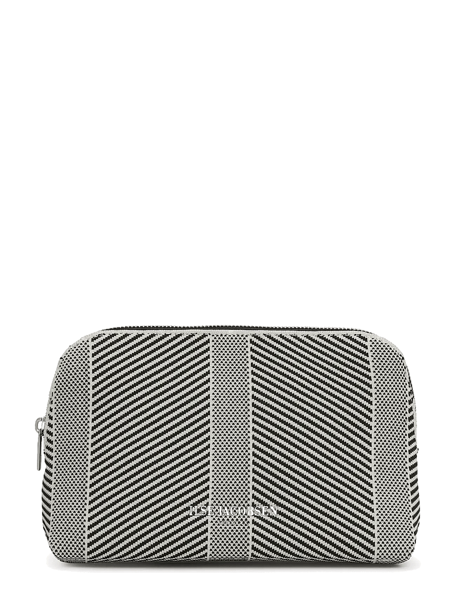 Ilse Jacobsen - KNITTY02 - kosmetiktaschen - milk creme black - 1