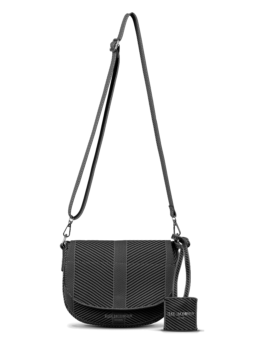 Ilse Jacobsen - KNITTY03 - crossbody bags - black gun metal - 1