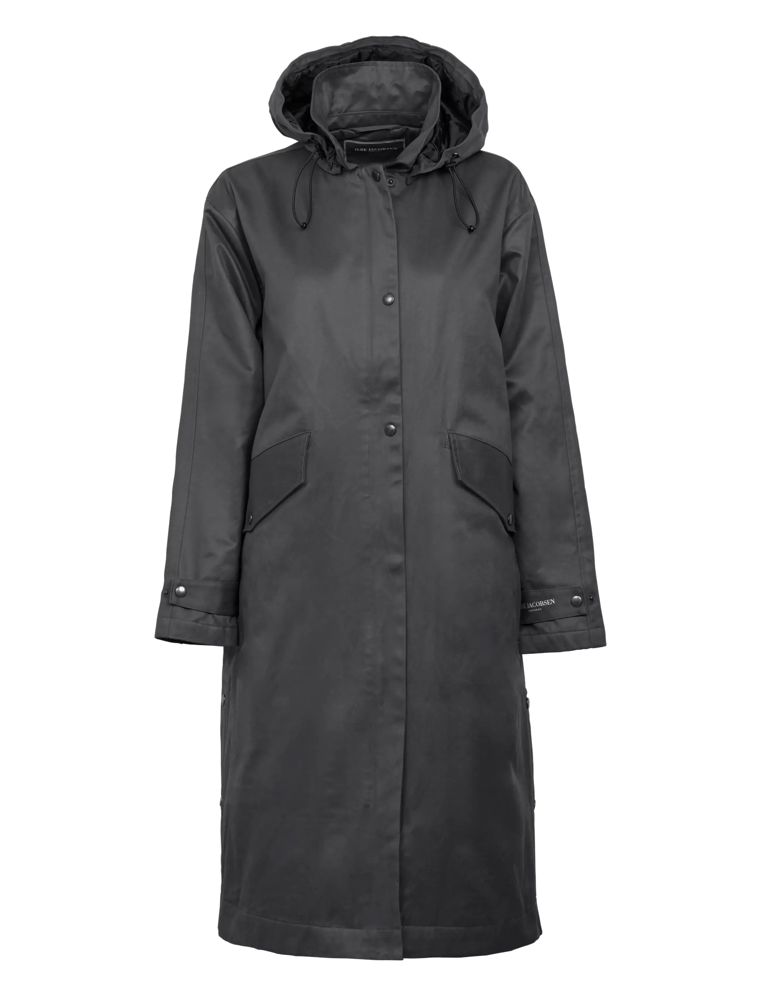 Ilse Jacobsen - LAND01 - frakker - dark brown check - 1