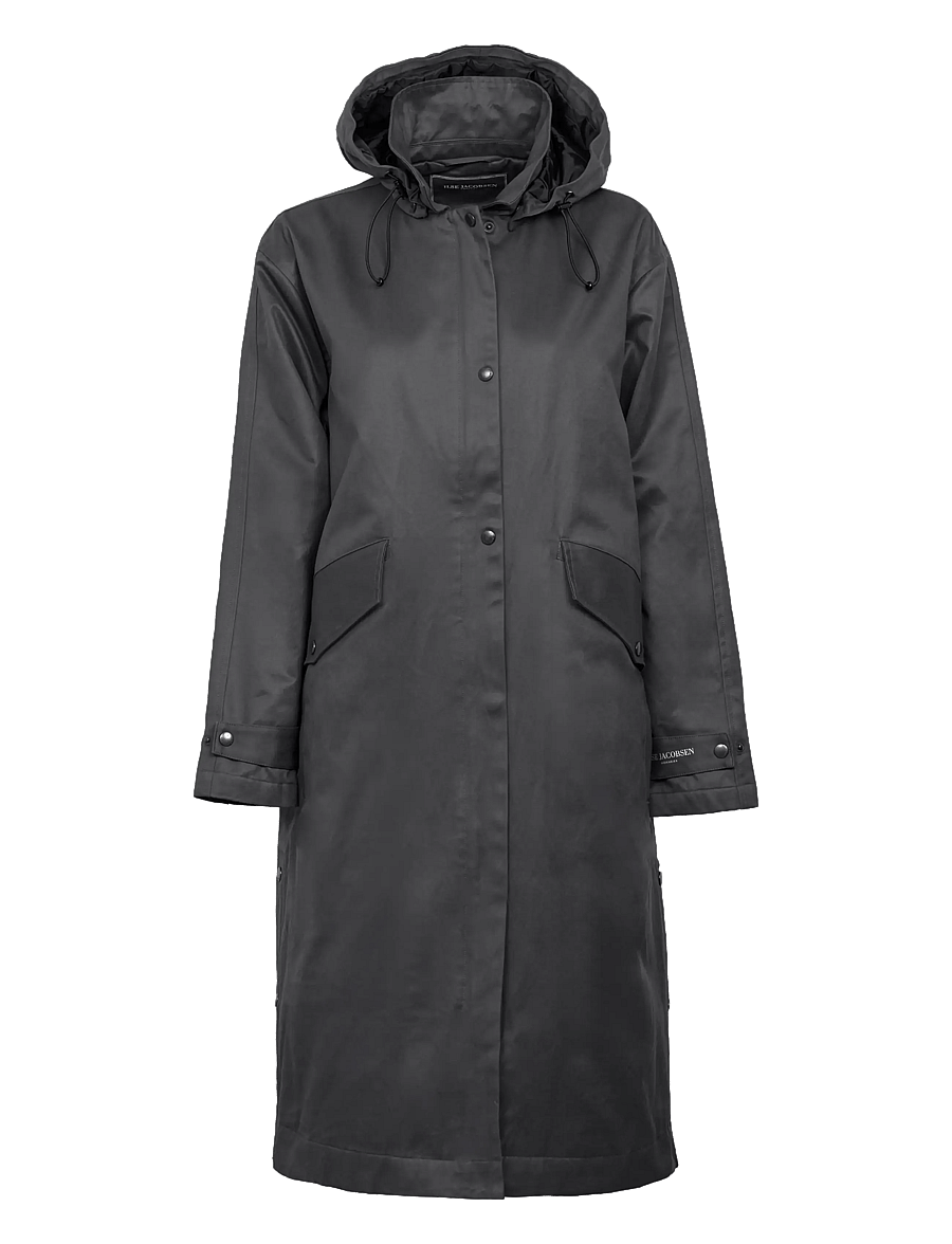 Ilse Jacobsen - LAND01 - frakker - dark brown check - 1