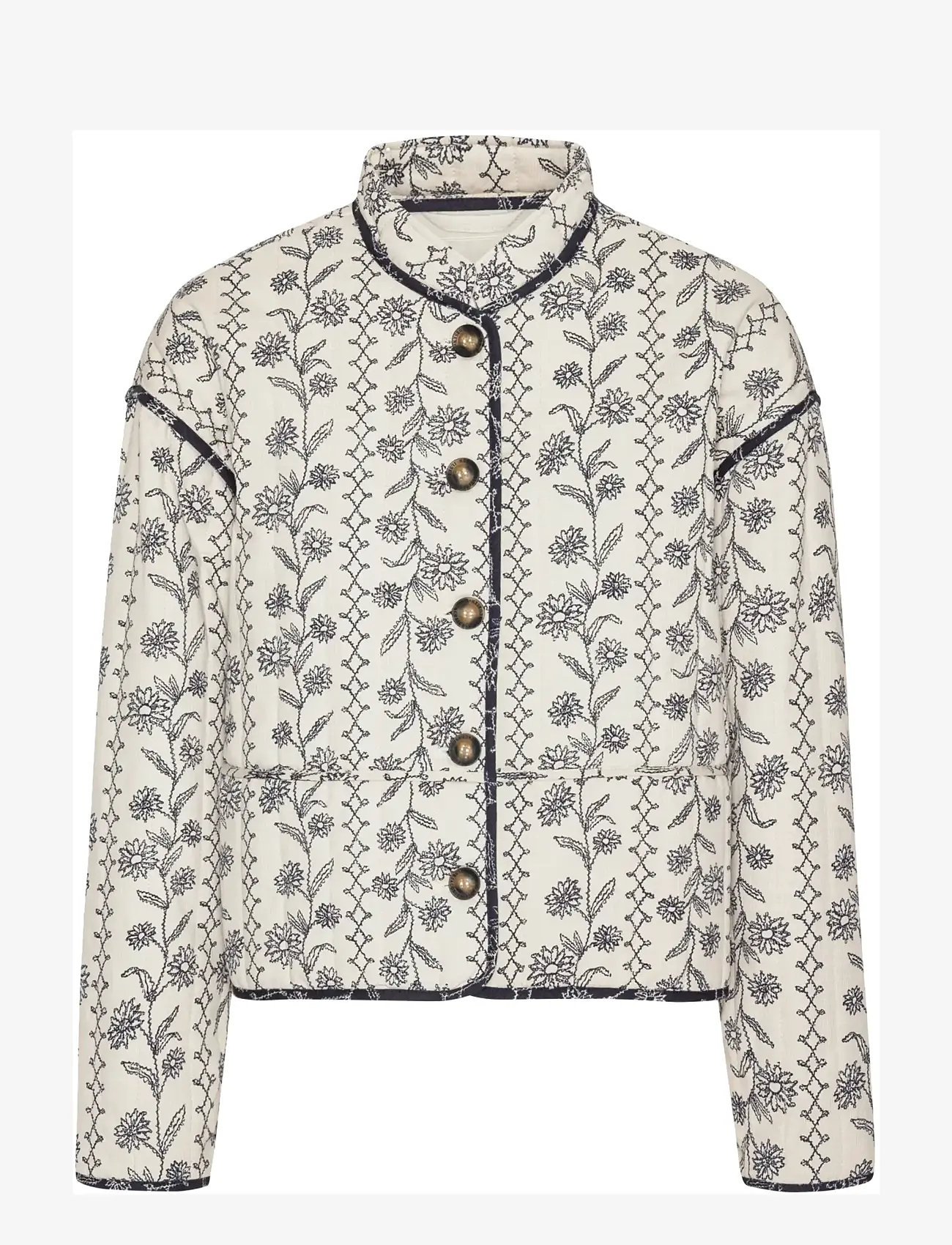 Ilse Jacobsen - OTTOMAQUILT01P - quiltede jakker - white wildflower - 1