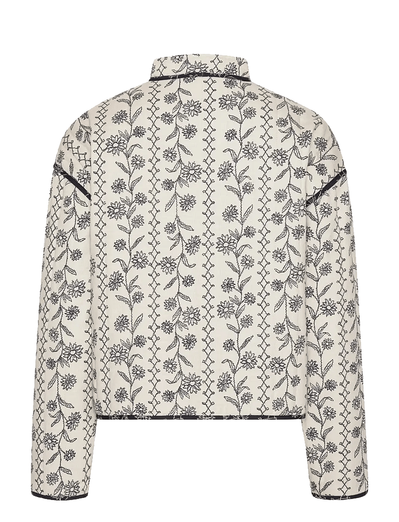 Ilse Jacobsen - OTTOMAQUILT01P - quiltede jakker - white wildflower - 2