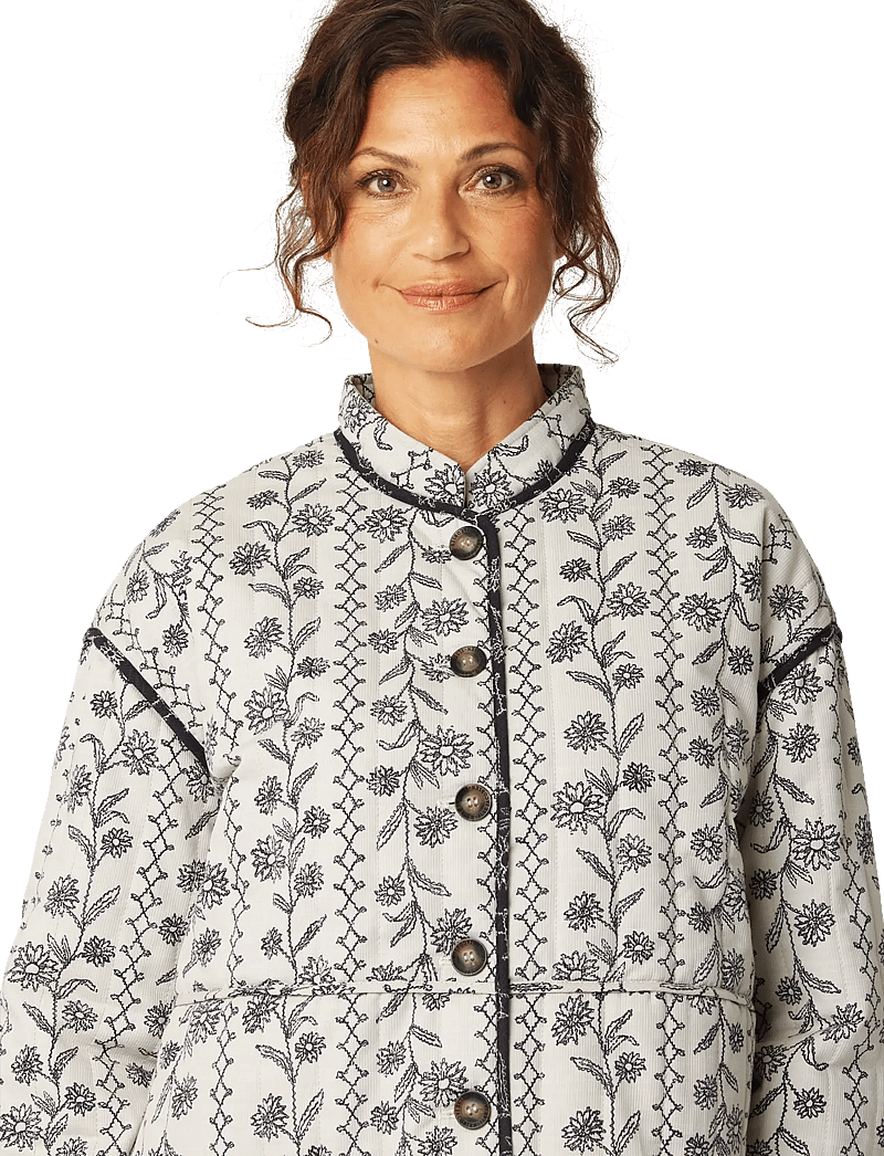 Ilse Jacobsen - OTTOMAQUILT01P - quiltede jakker - white wildflower - 5