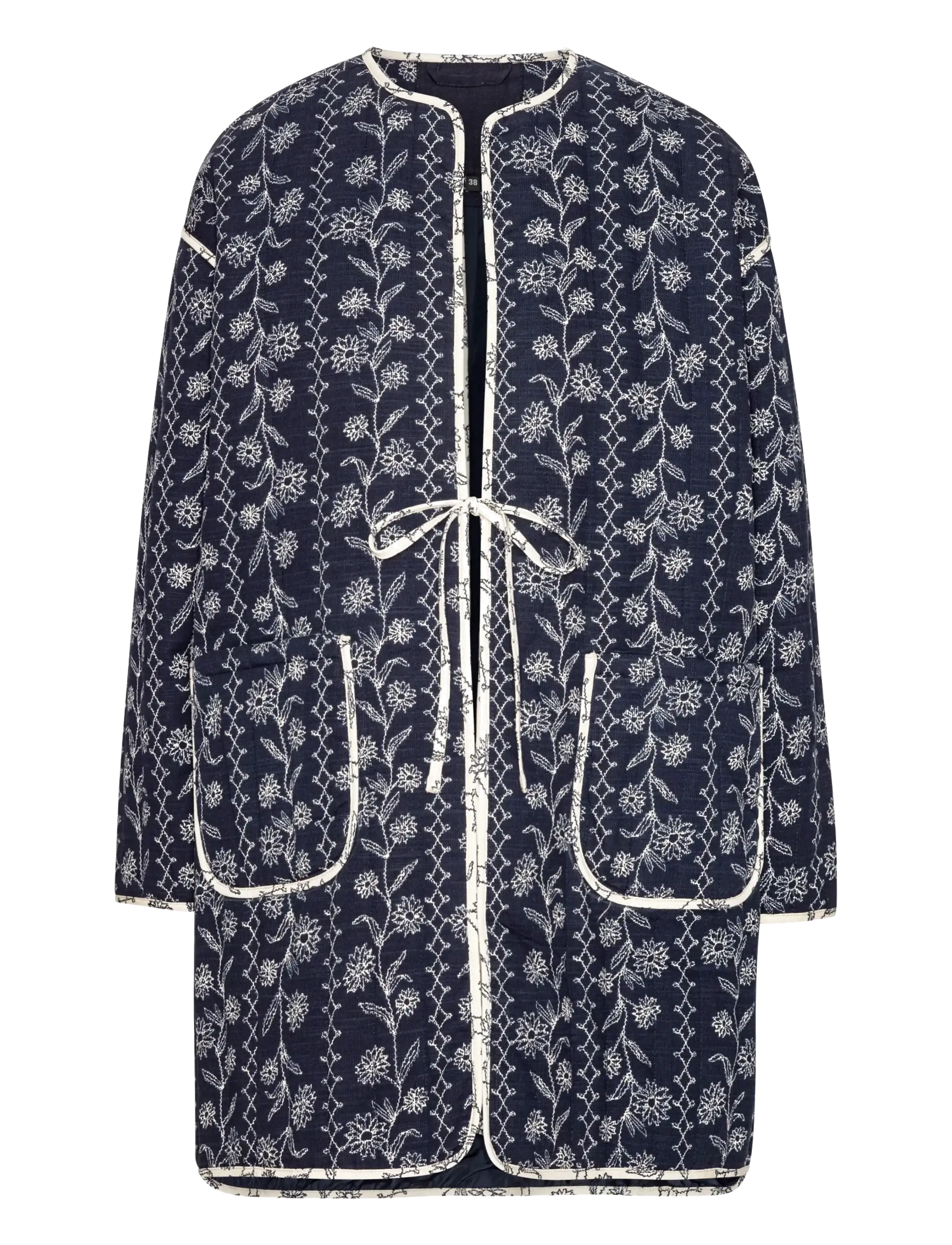 Ilse Jacobsen OTTOMAQUILT04P - Kleding - DARK WILDFLOWER / navy