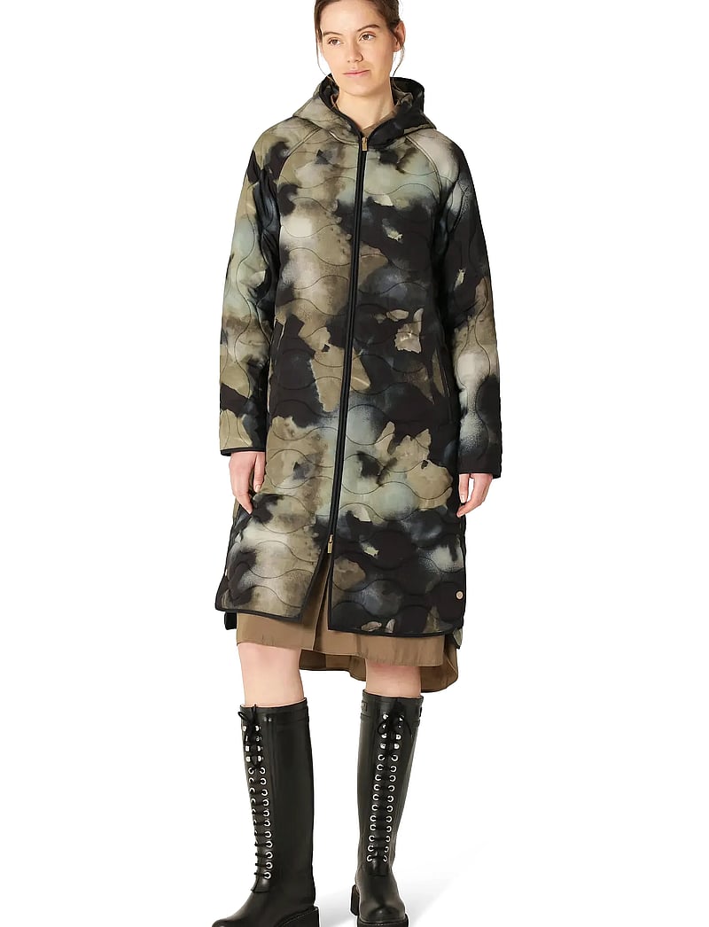Ilse Jacobsen - QUILTED08P - winterjacken - moss print - 0