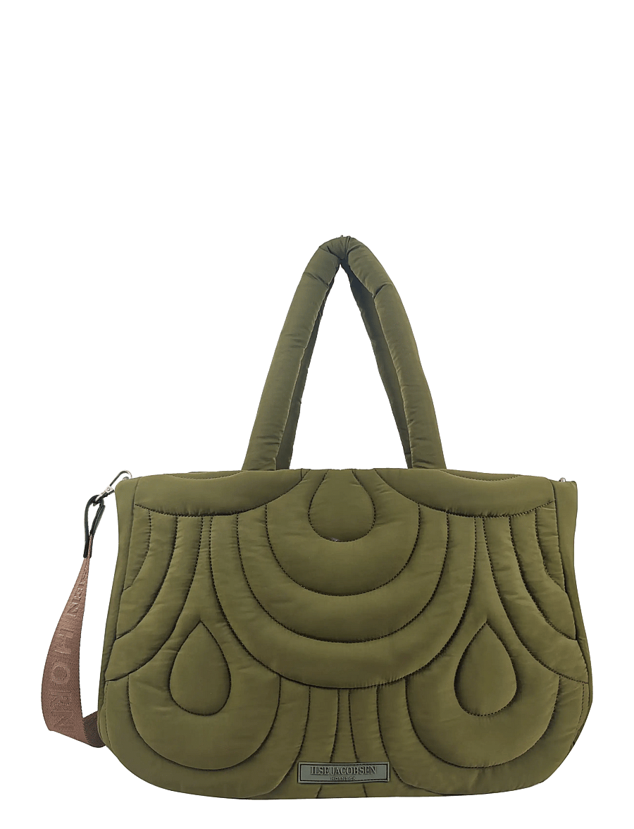 Ilse Jacobsen - QUILTEDBAG04 - tote bags - olive night - 1