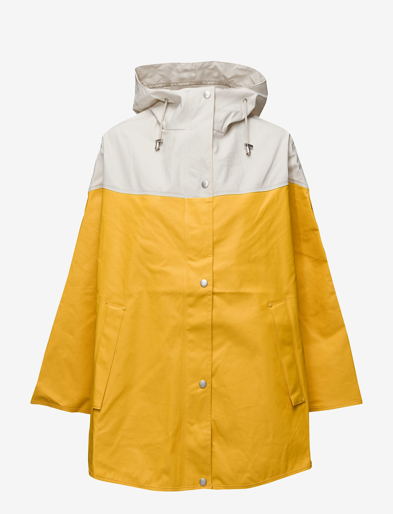 Ilse Jacobsen - RAIN PONCHO - cyber yellow/milk creme - 1