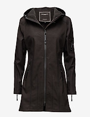3/4 Raincoat - BLACK