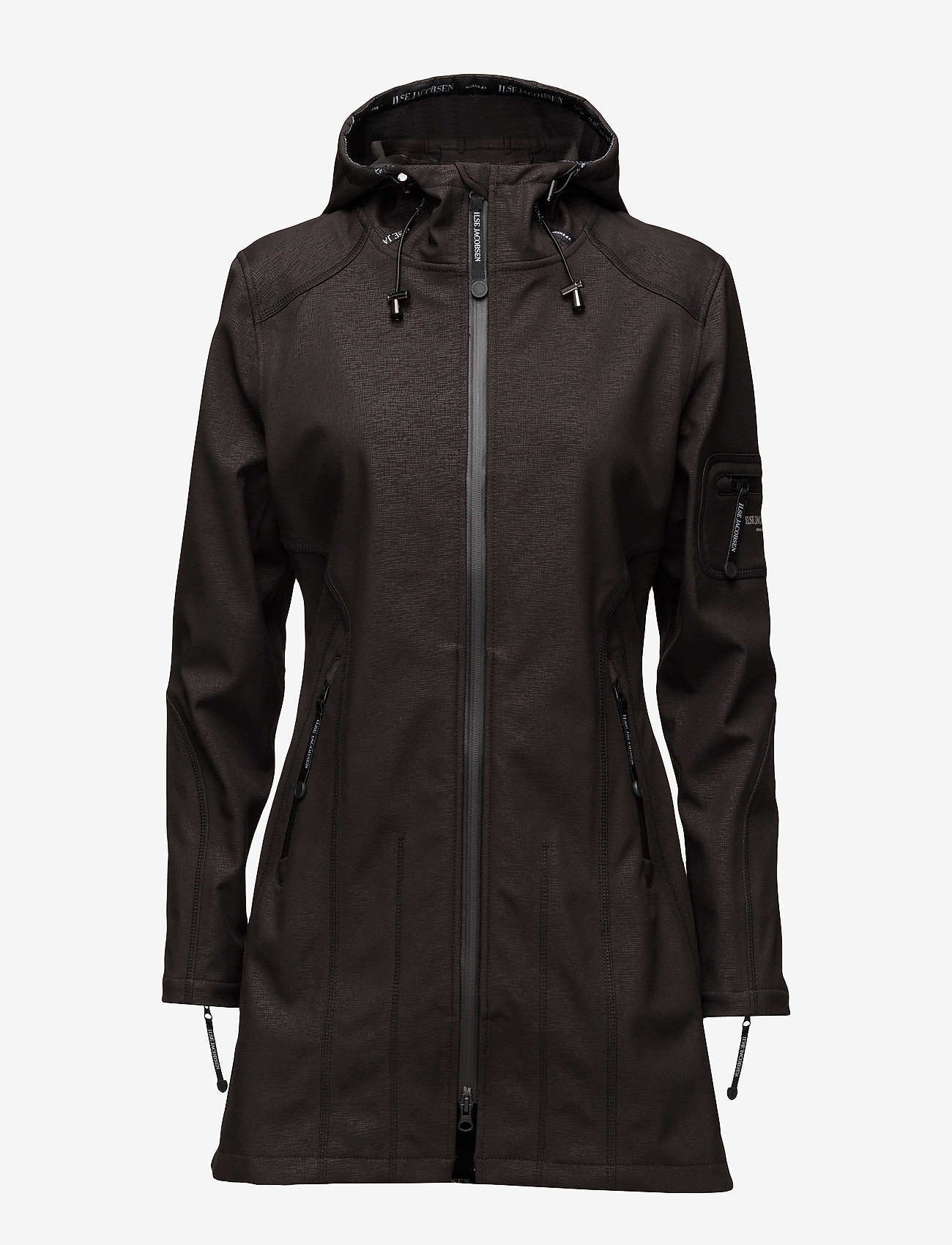 Ilse Jacobsen - 3/4 RAINCOAT - rain coats - black - 1