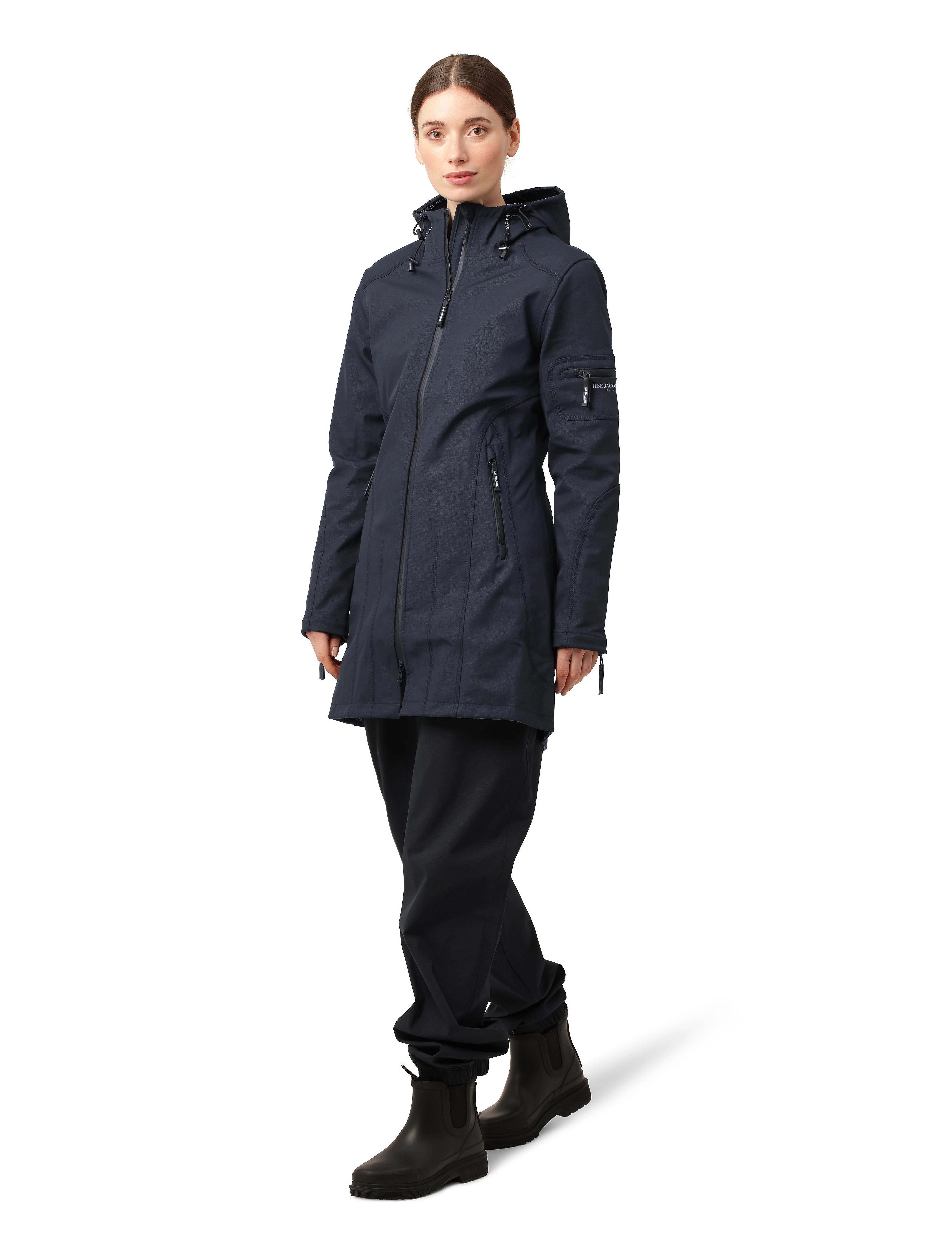 Ilse Jacobsen - 3/4 Raincoat - virsdrēbes - indigo - 3