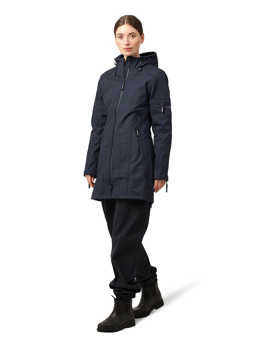 Ilse Jacobsen - 3/4 RAINCOAT - vihmamantlid - indigo - 3