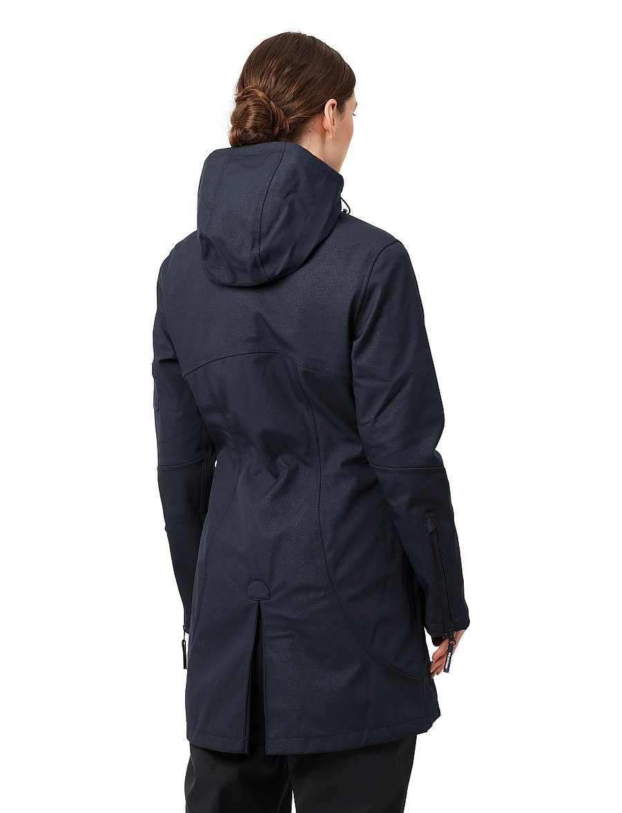 Ilse Jacobsen - 3/4 RAINCOAT - vihmamantlid - indigo - 4