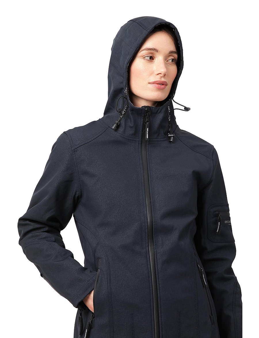 Ilse Jacobsen - 3/4 RAINCOAT - vihmamantlid - indigo - 5