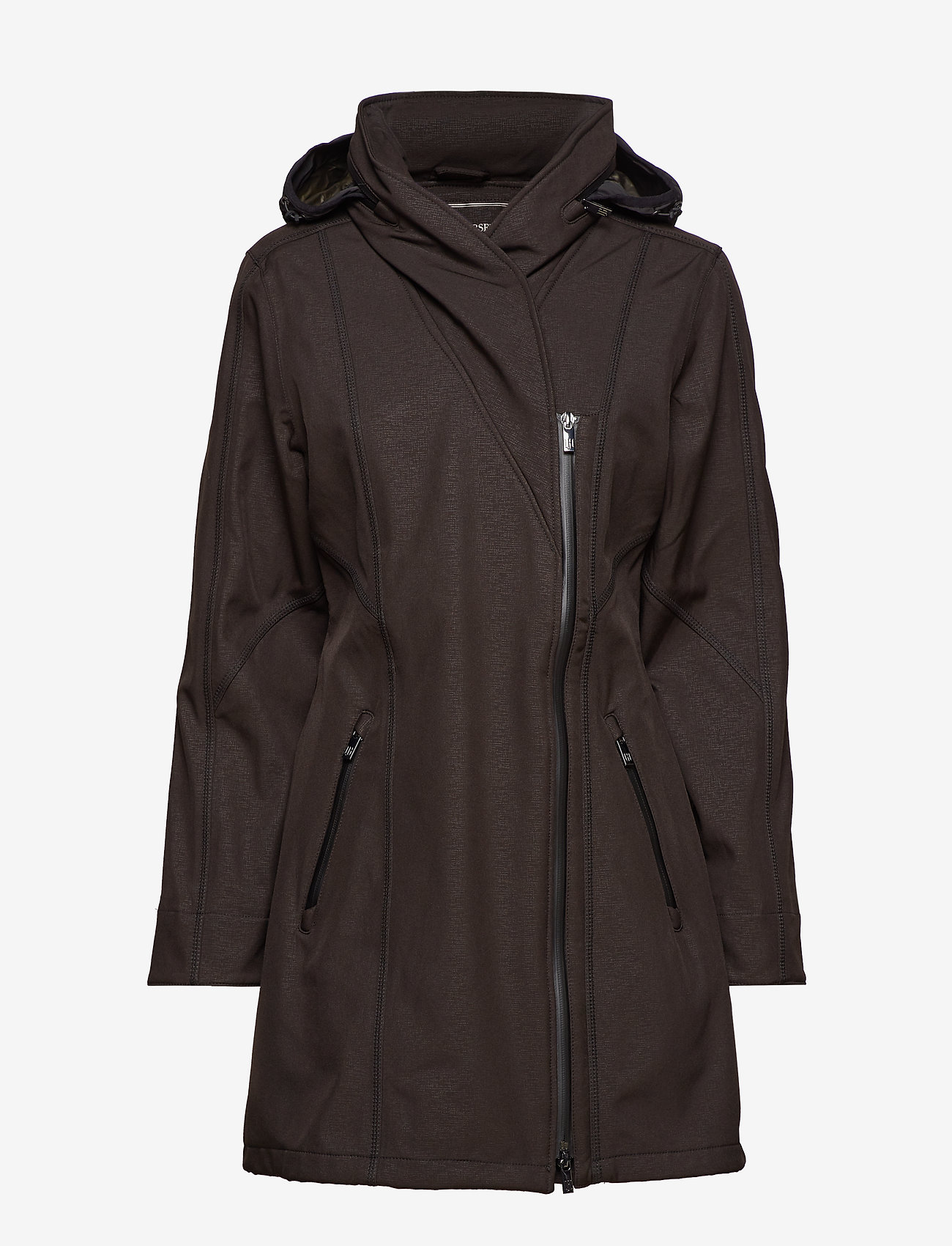 Ilse Jacobsen - 3/4 RAINCOAT - black - 2