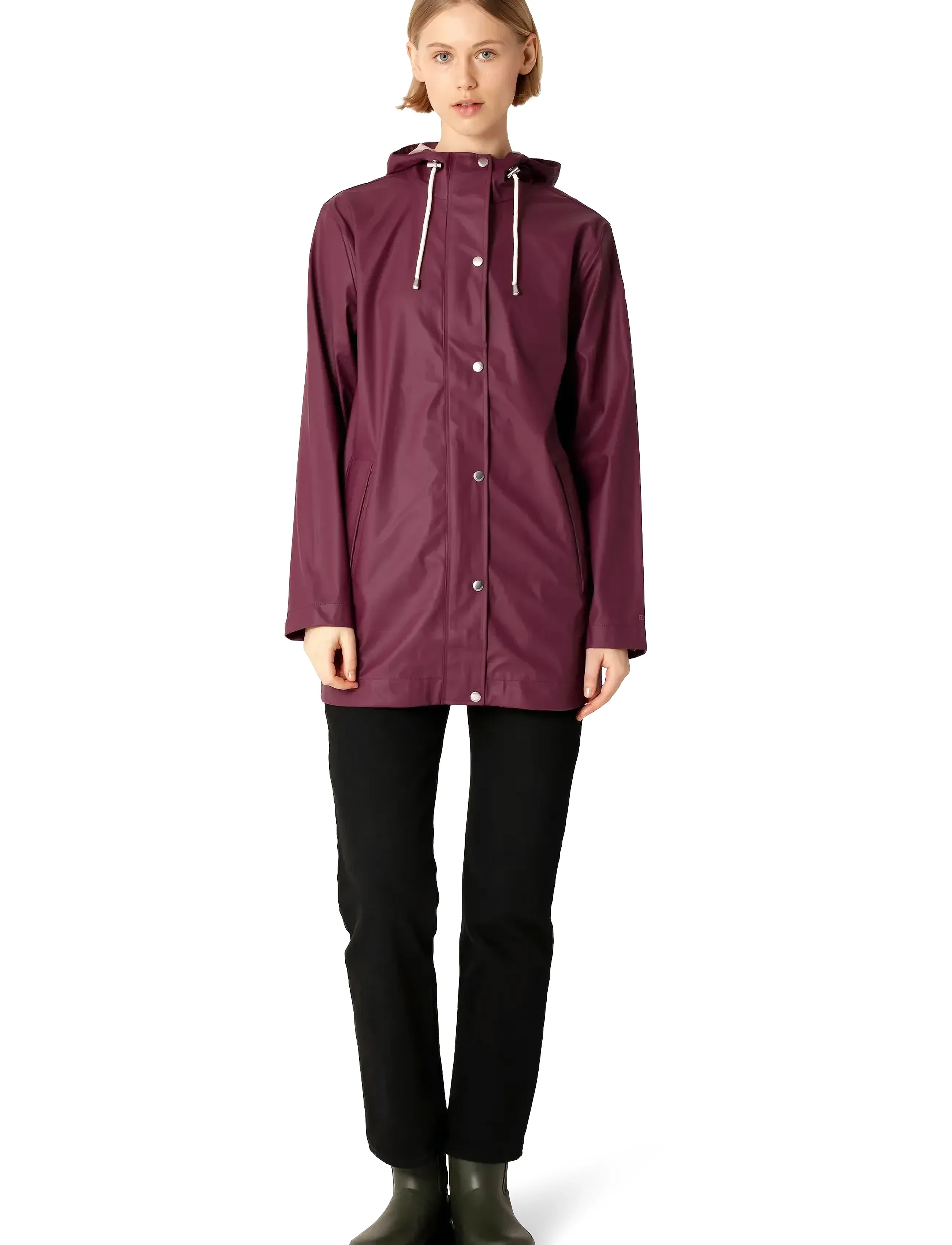 Ilse Jacobsen RAIN228FR - Tøj - MAROON BANNER / burgundy