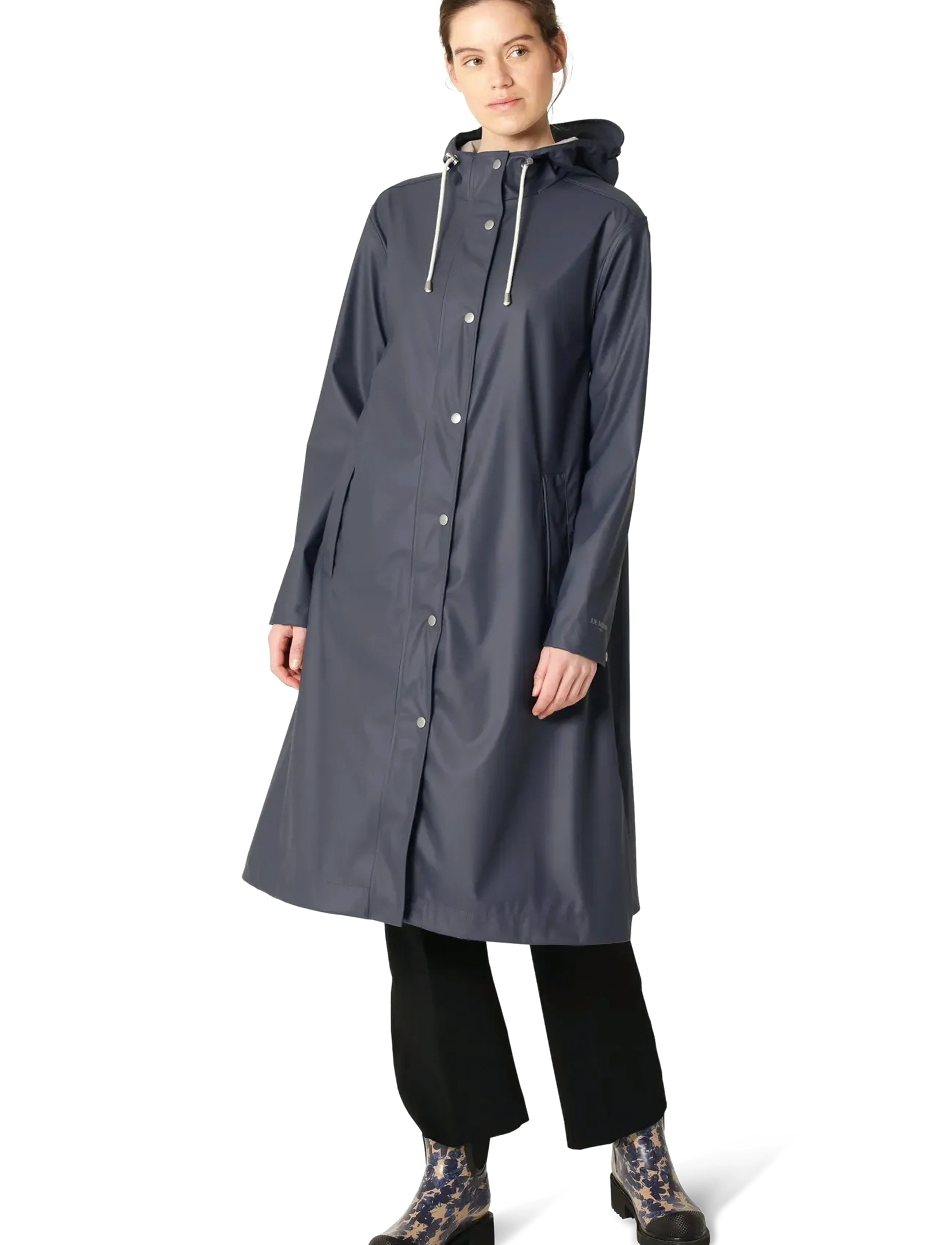 Ilse Jacobsen Rain232Fr, 42, Navy, Regntøj > Regnfrakker, Dame