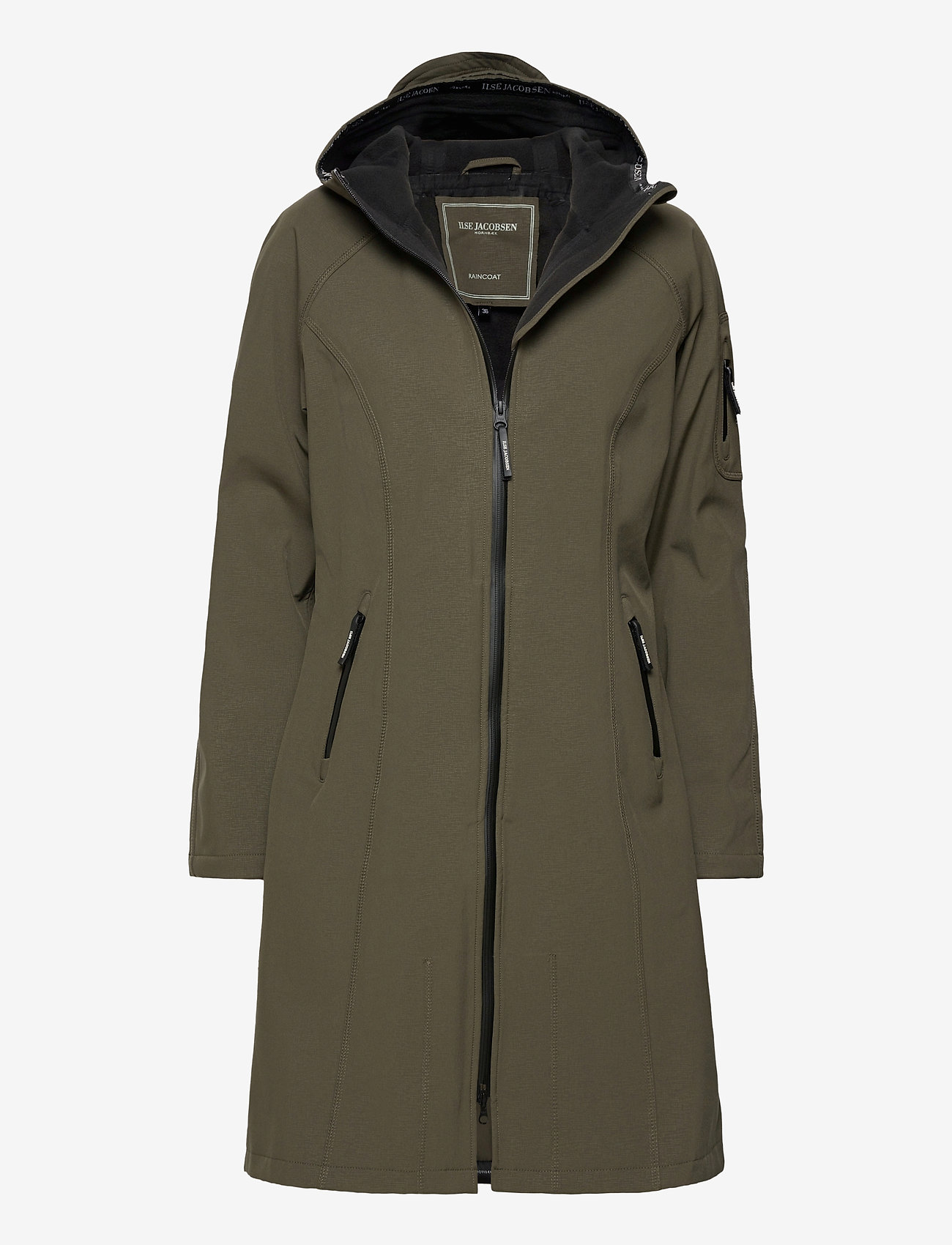 Ilse Jacobsen - Long raincoat - rain coats - army - 0
