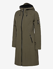 Ilse Jacobsen - Long raincoat - sadetakit - army - 3